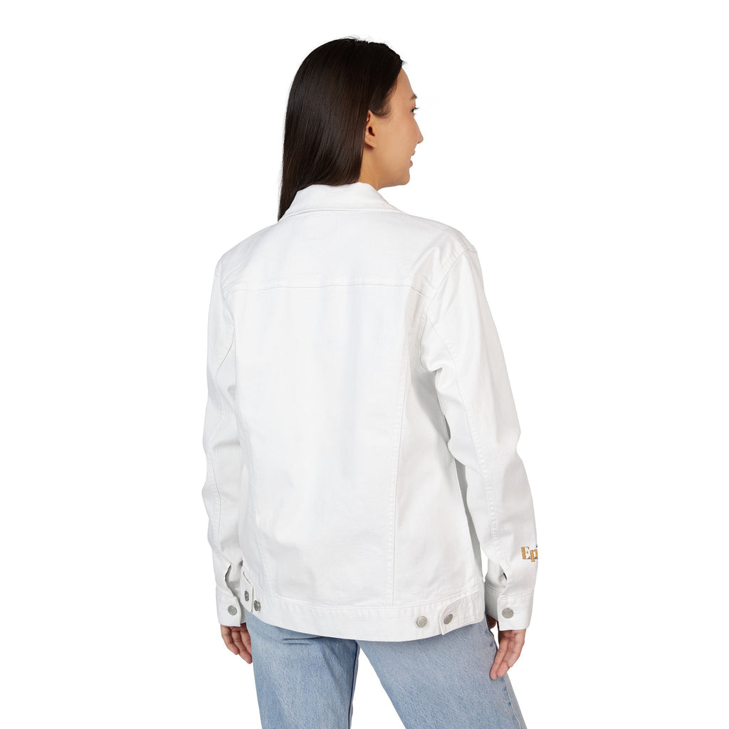 Unisex Trump 45 47 48 Embroidered Denim Jacket
