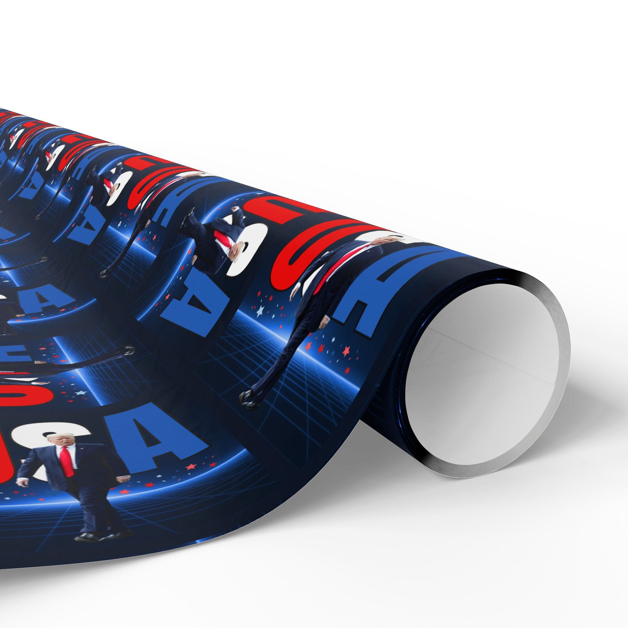 Patriotic USA Wrapping Paper for Celebrations and Holidays