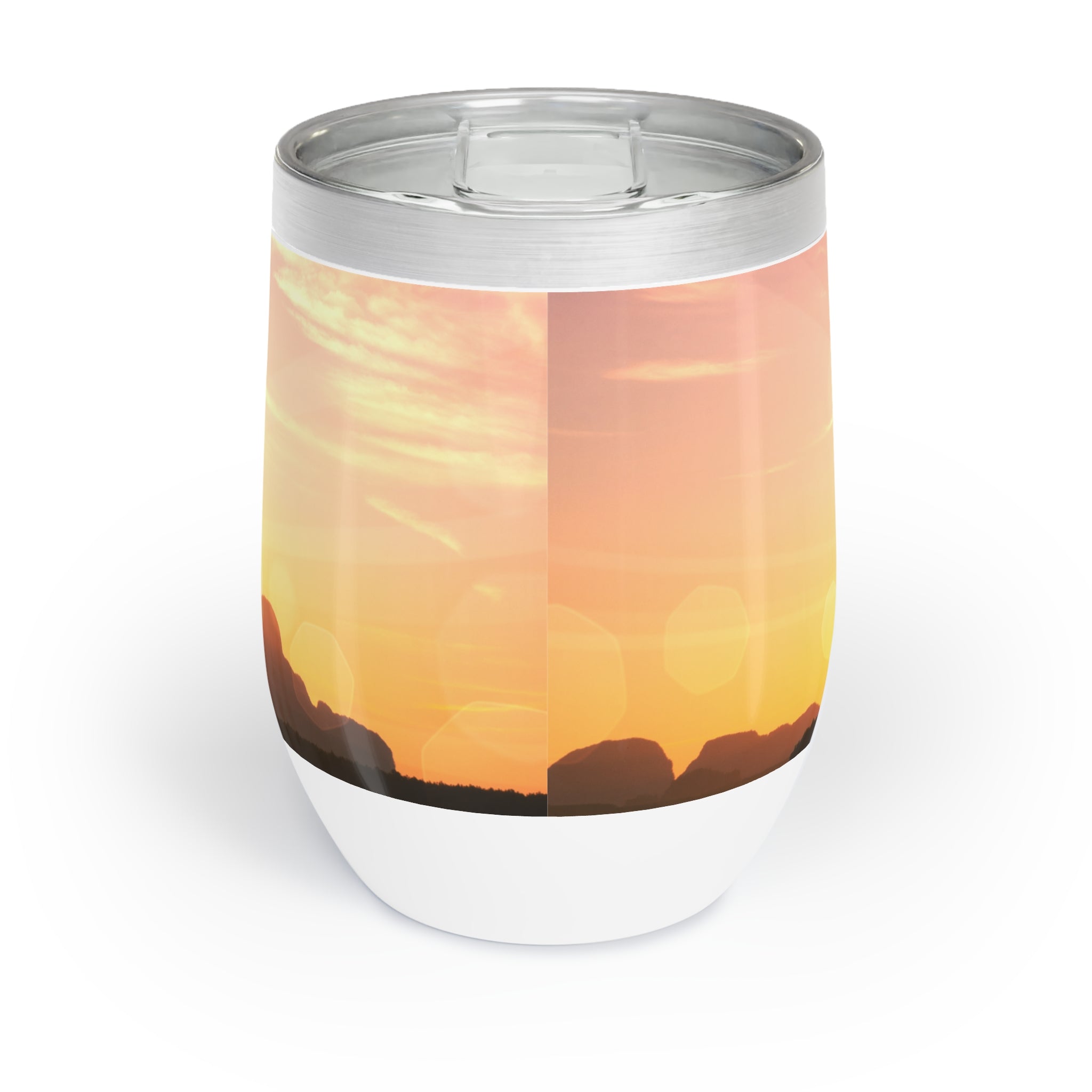 Photo depicting the ​Look Up Chill Wine Tumbler from EpiAl's Shop.