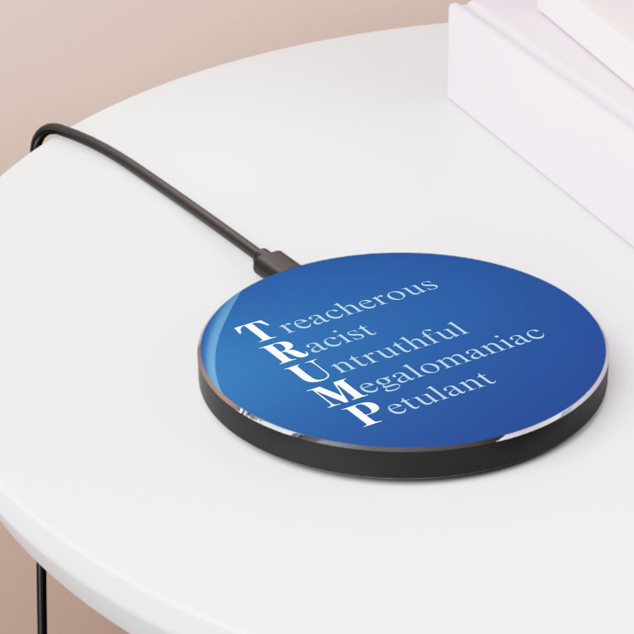 Fast Charging Pad with Anti-Trump Acronym Printify