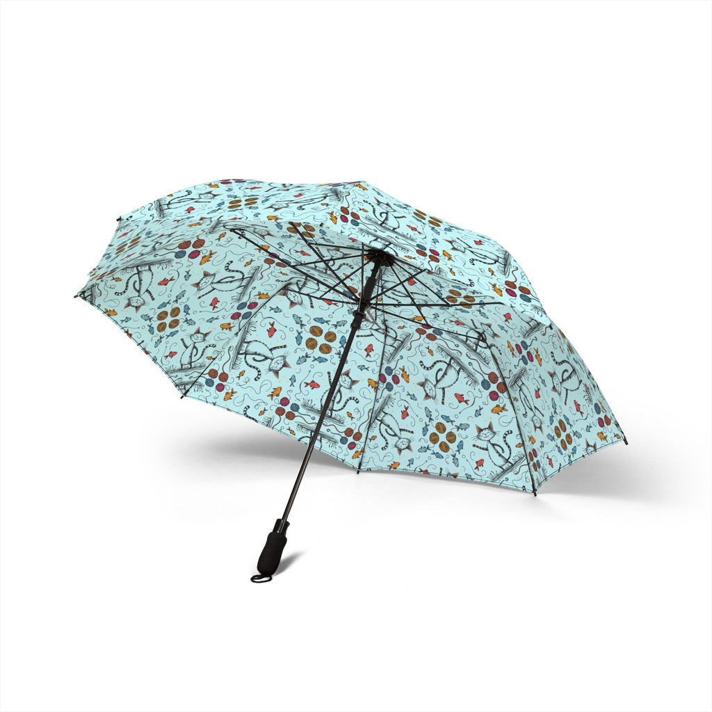 Happy Cat Patterned Umbrella for Every Occasion