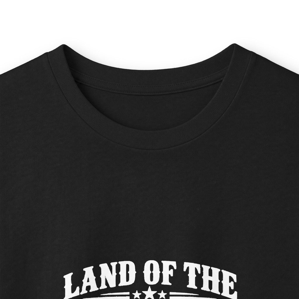 Land of the Free Long Sleeve T-Shirt | Vintage Patriotic American Freedom Tee