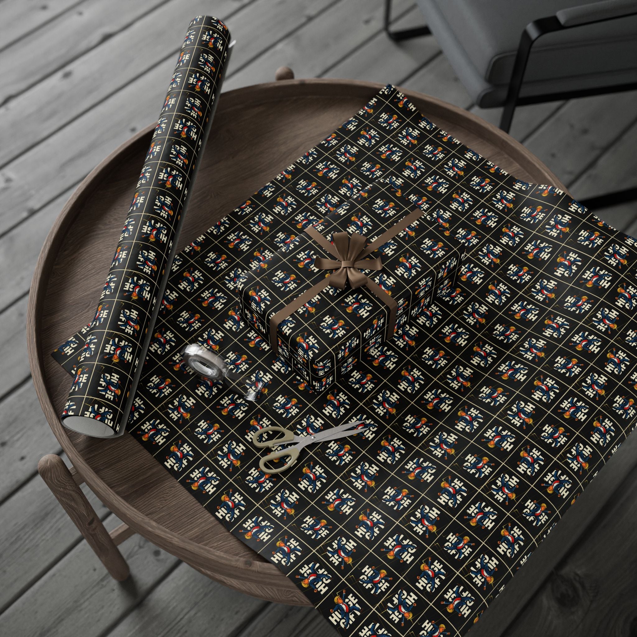 Huge Parody Gift Wrapping Paper – Bold Political Humor