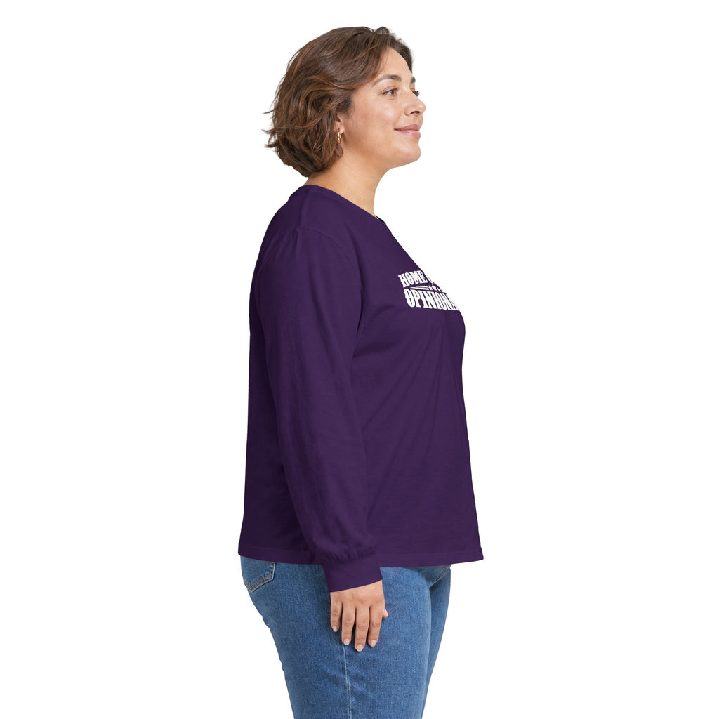 Home of the Opinionated Long Sleeve T-Shirt | Patriotic Humor & Free Speech Tee
