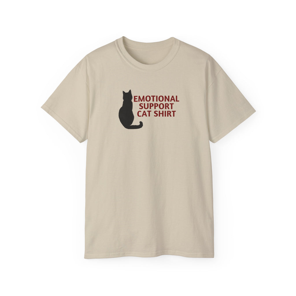 Emotional Support Cat Shirt, Unisex Ultra Cotton Tee