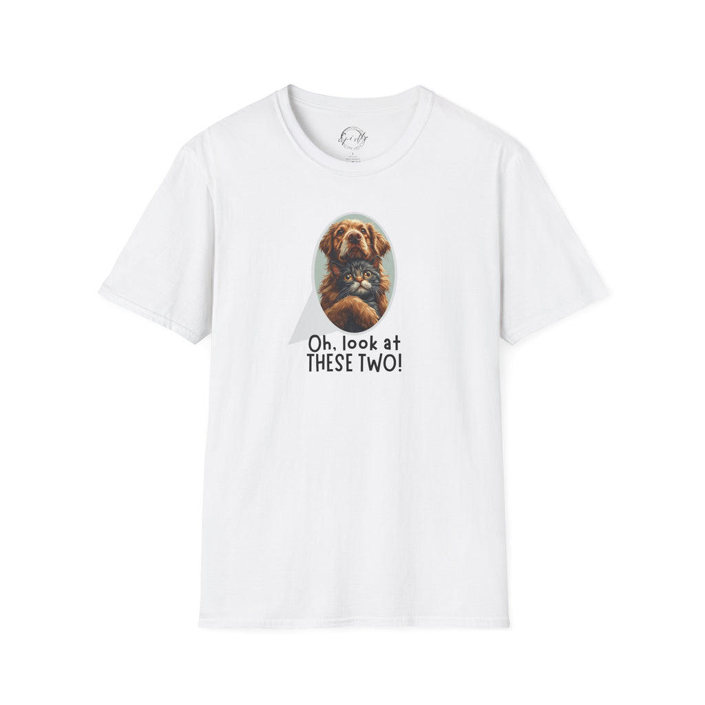 Oh Look at These Two! Unisex Softstyle T-Shirt