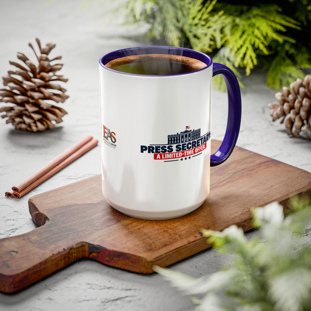 Press Secretary: A Limited-Time Offer Mug | Funny Political Humor Coffee Cup | 11 oz & 15 oz