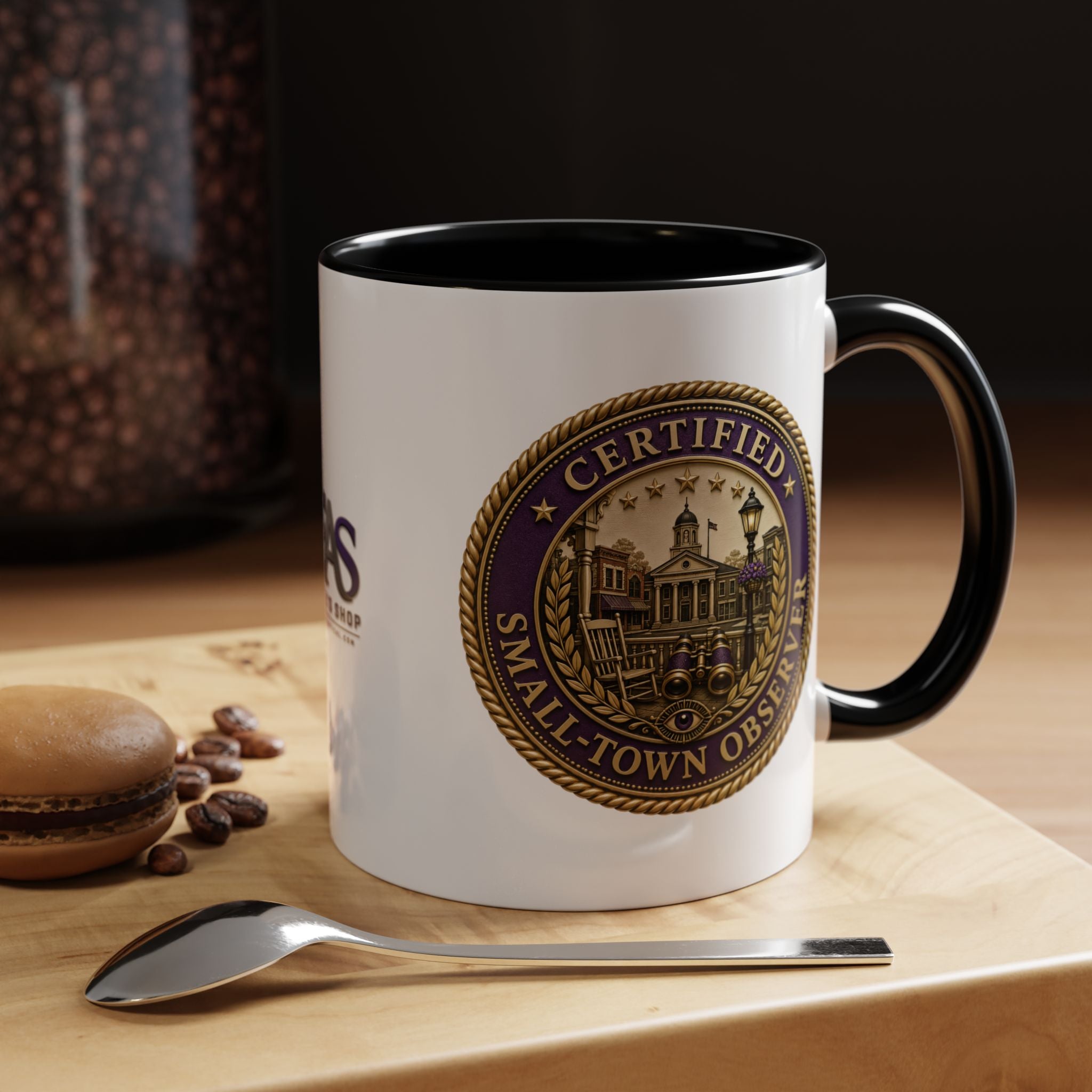 Certified Small-Town Observer Accent Coffee Mug - Accent 11/15oz