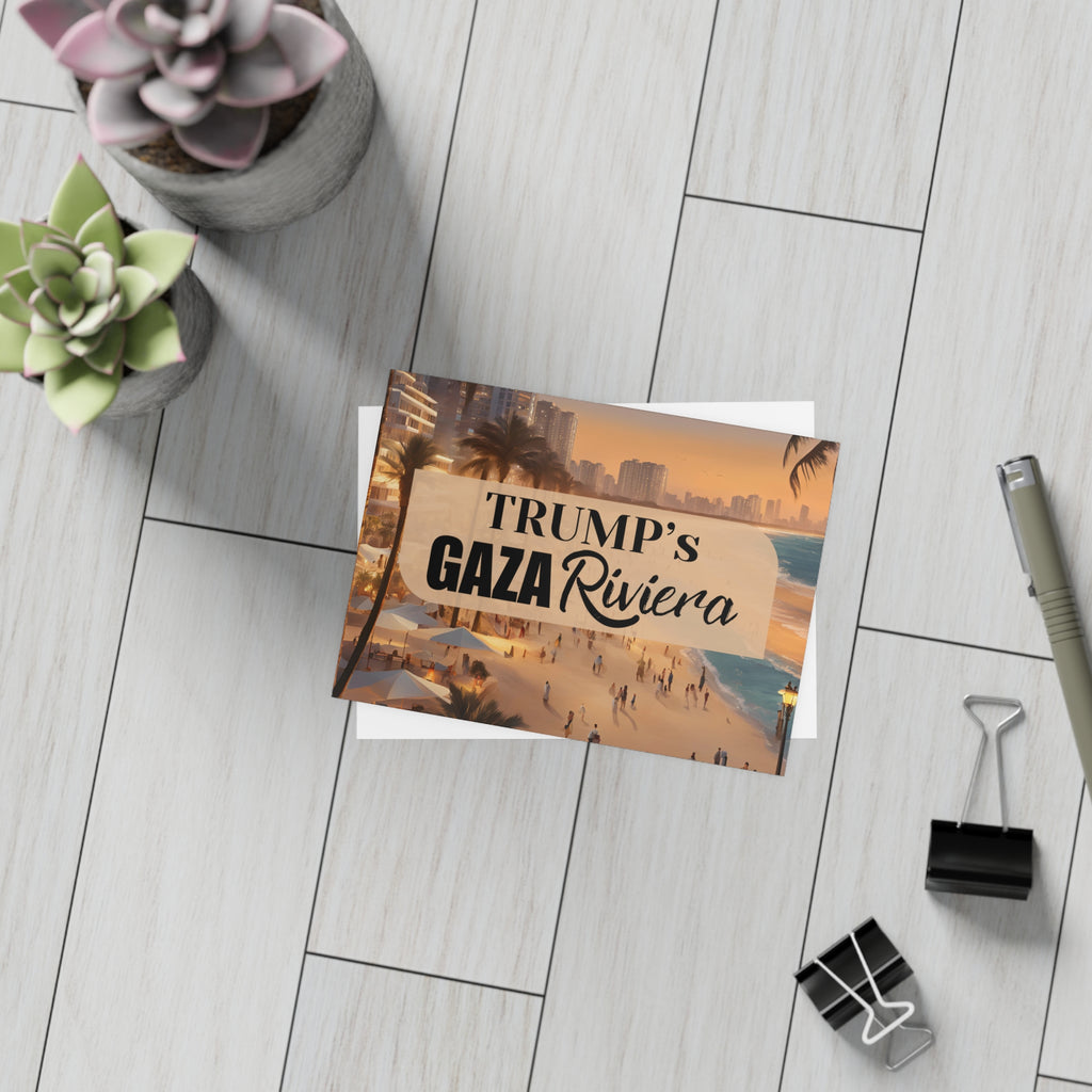 Trump’s Gaza Riviera Postcard Bundles with Envelopes