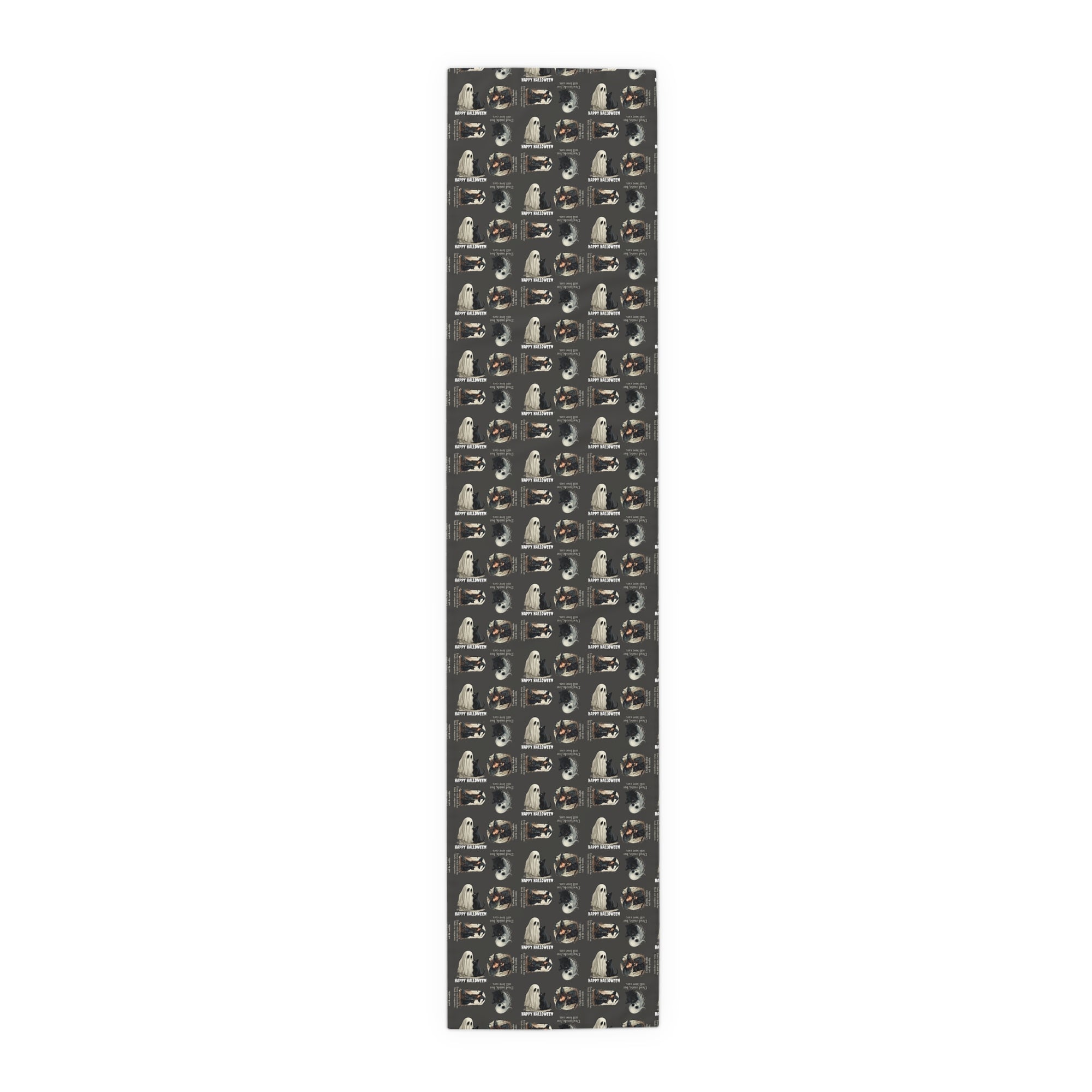 Cat-Themed Halloween Table Runner