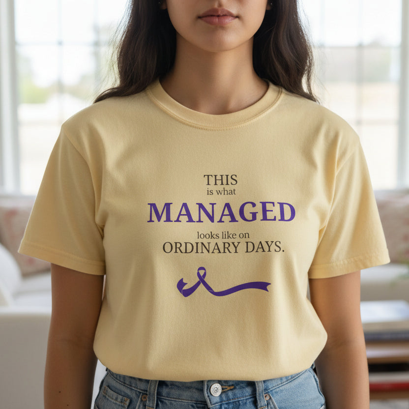This Is What Managed Looks Like T-Shirt – Epilepsy Awareness Edition