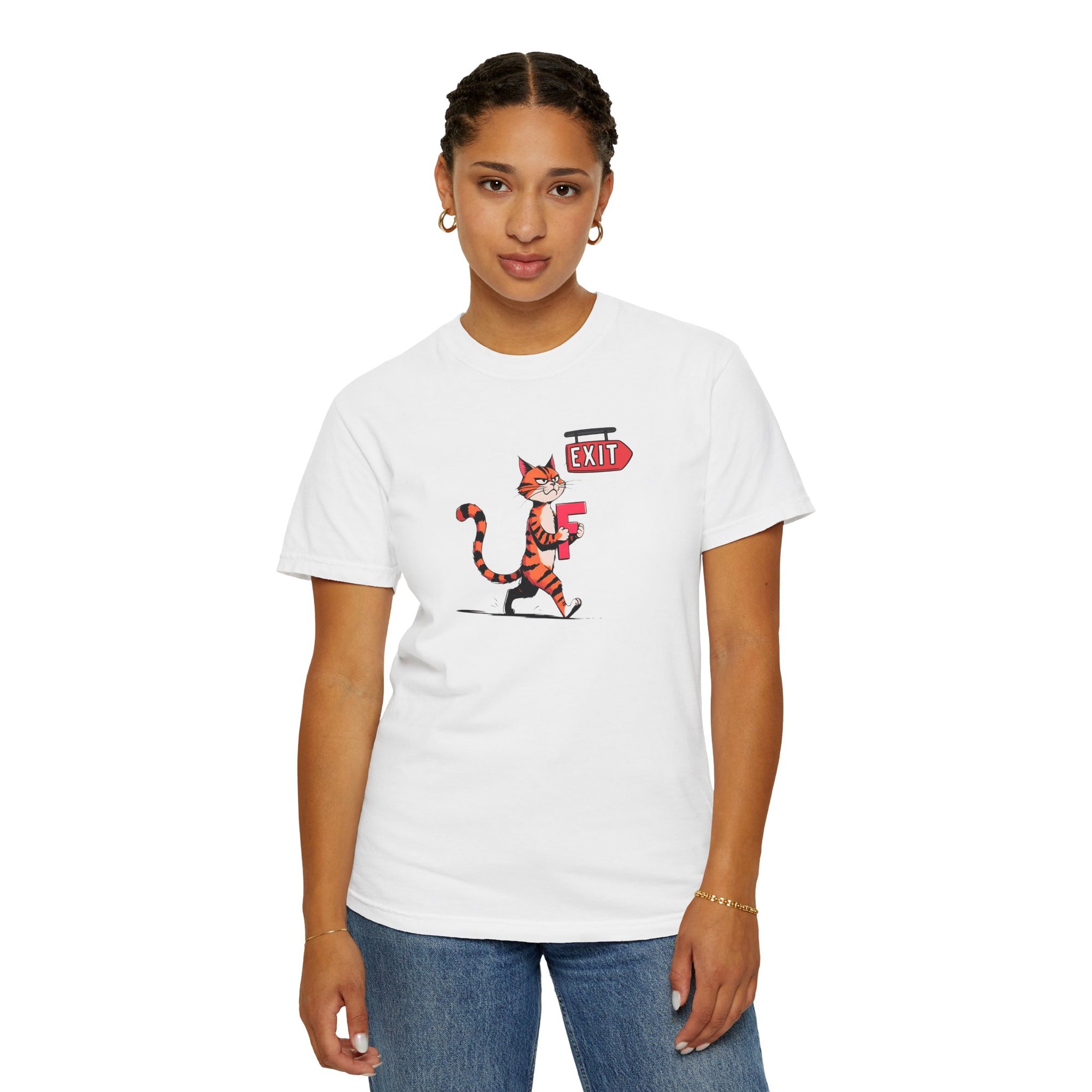 Getting the F Outta Here Unisex Garment-Dyed T-shirt