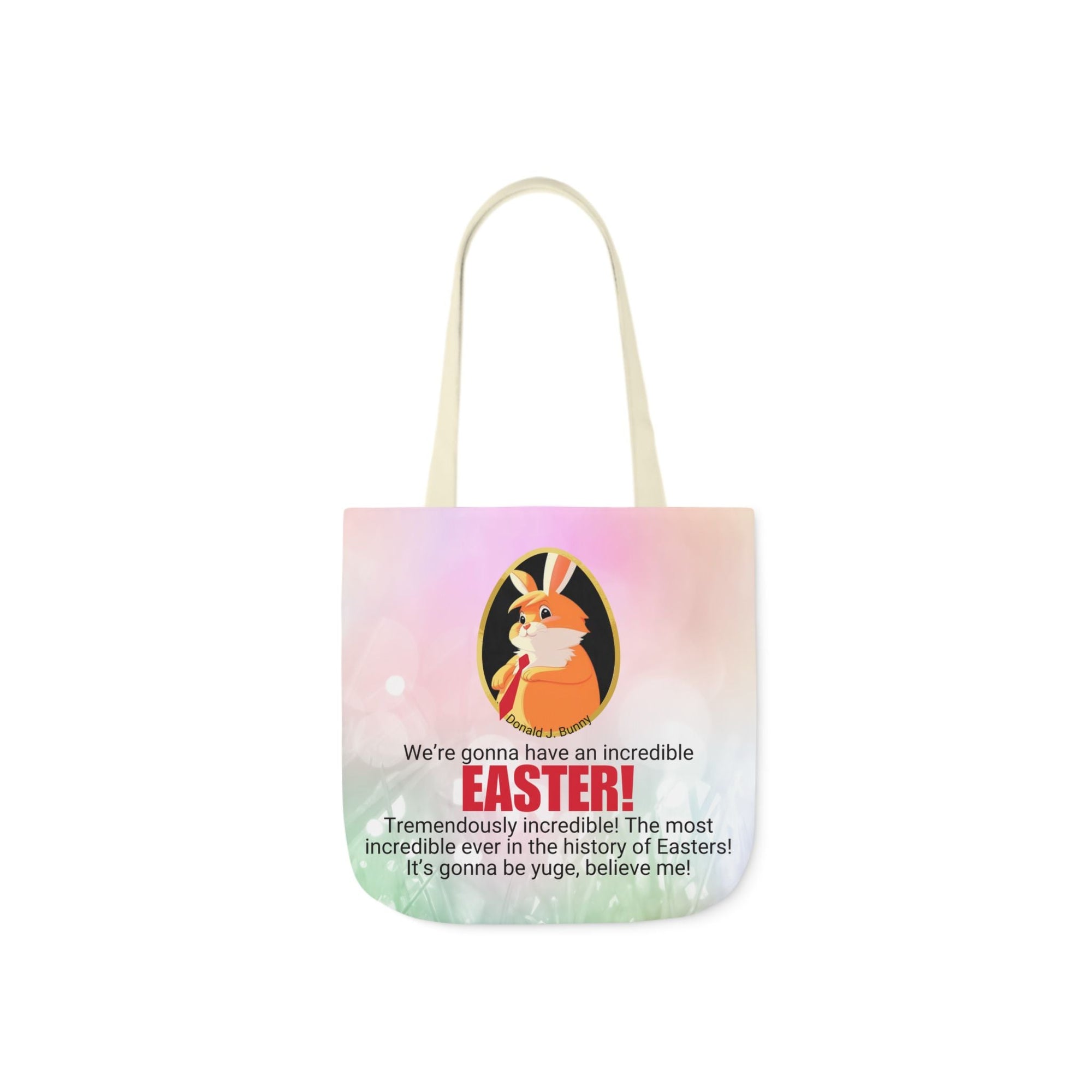 Incredible Easter Canvas Tote Bag - 5-Color Straps Printify