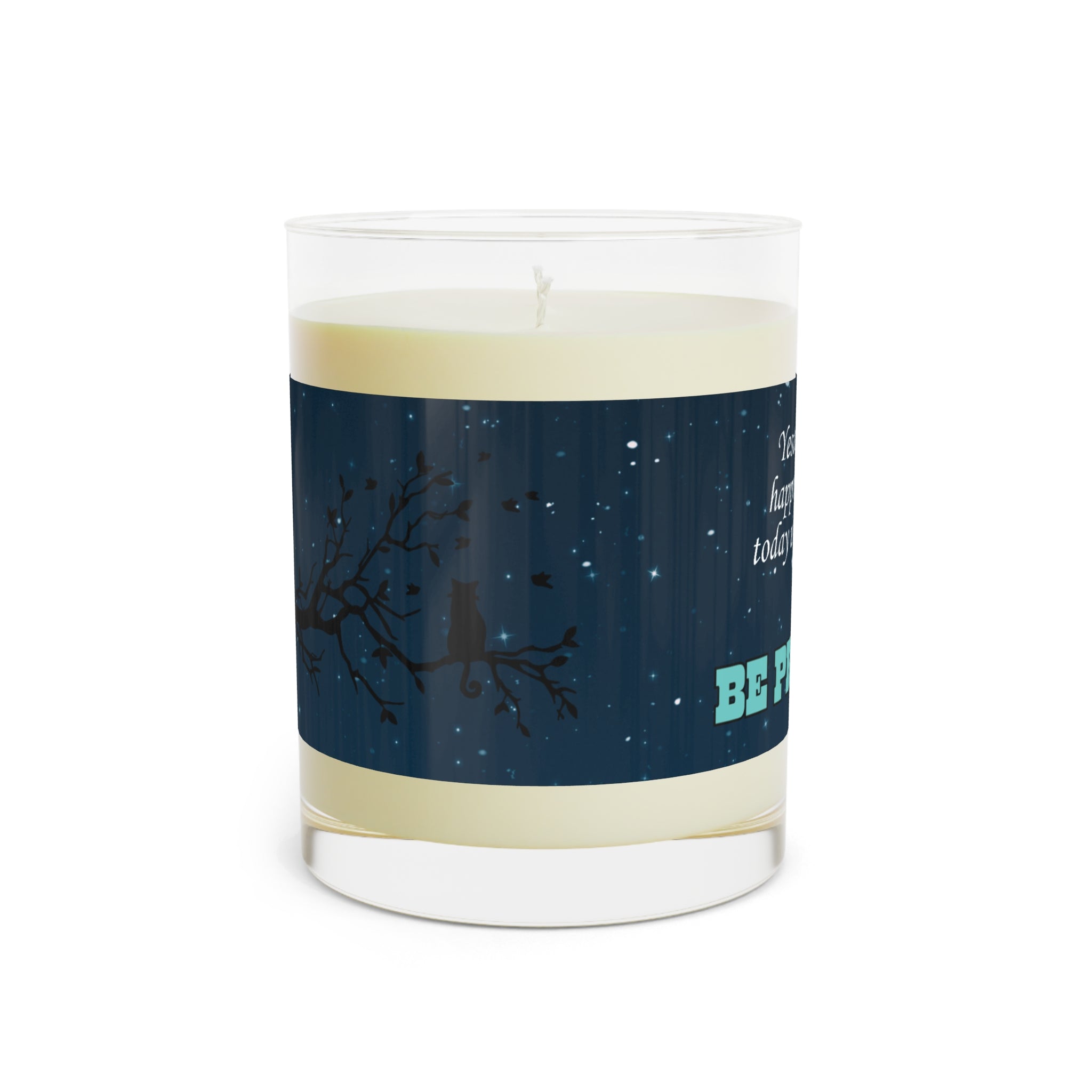 Photo depicting the ​Happening Scented Candle - Full Glass, 11oz from EpiAl's Shop.