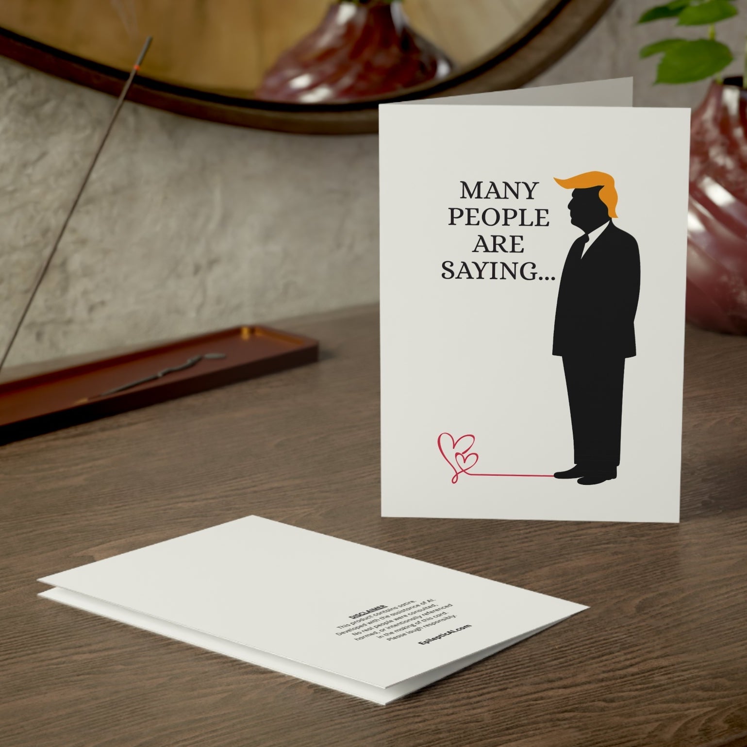 Many People Are Saying… Political Parody Valentine’s Greeting Card
