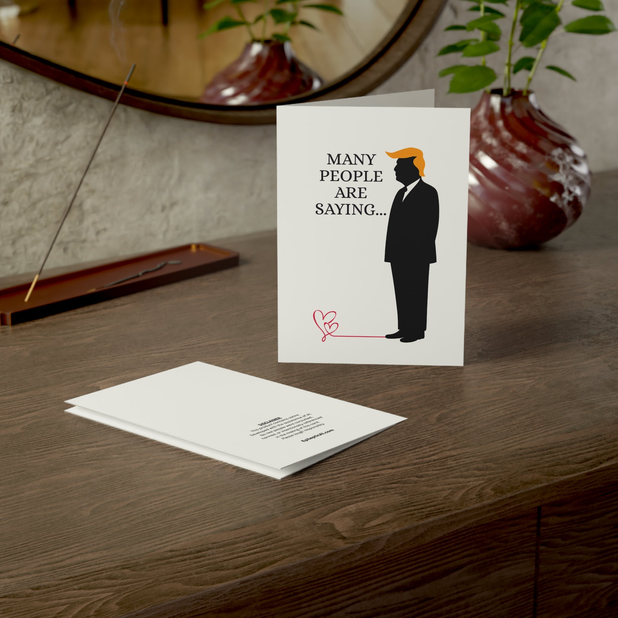 Many People Are Saying… Political Parody Valentine’s Greeting Card