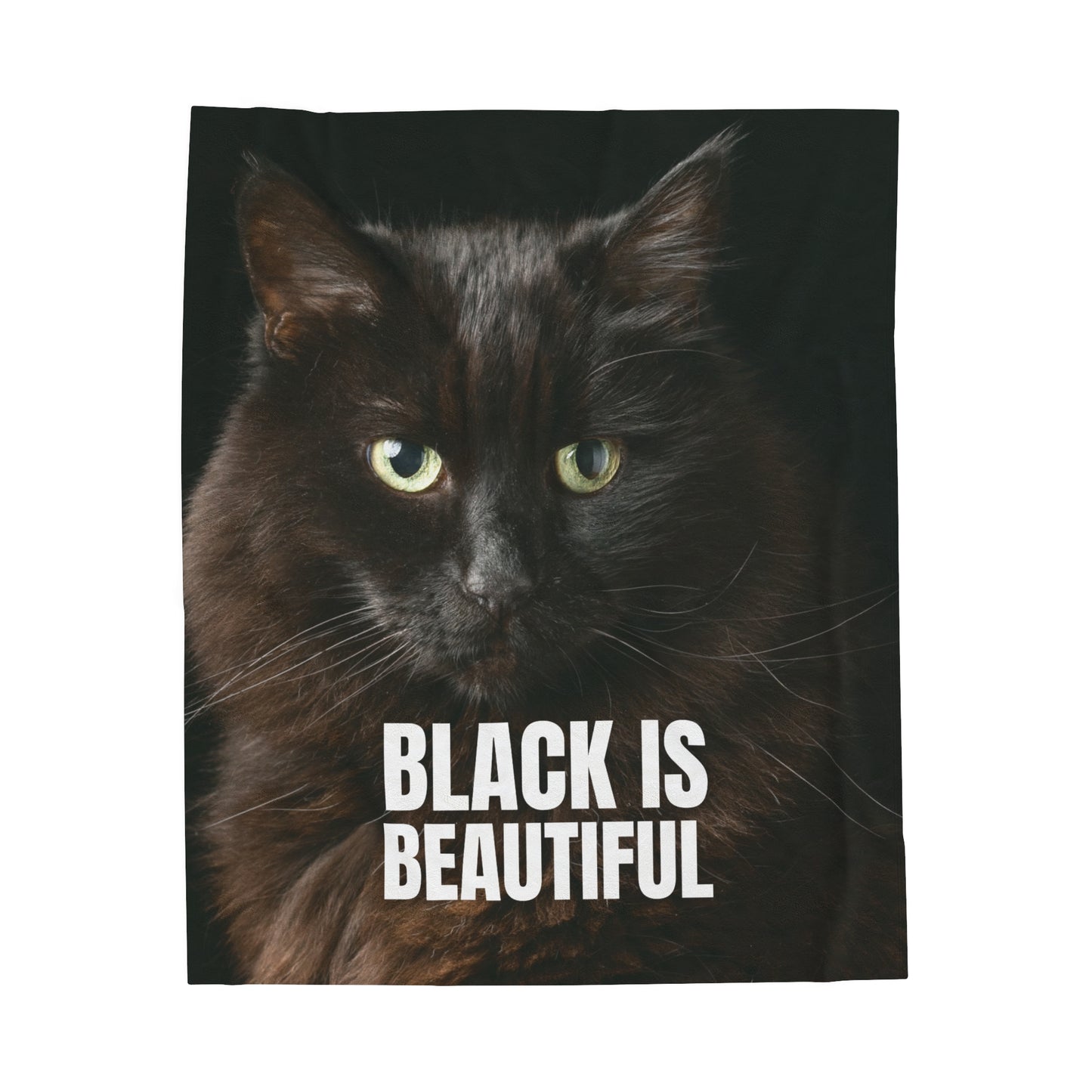 Black is Beautiful Velveteen Plush Blanket