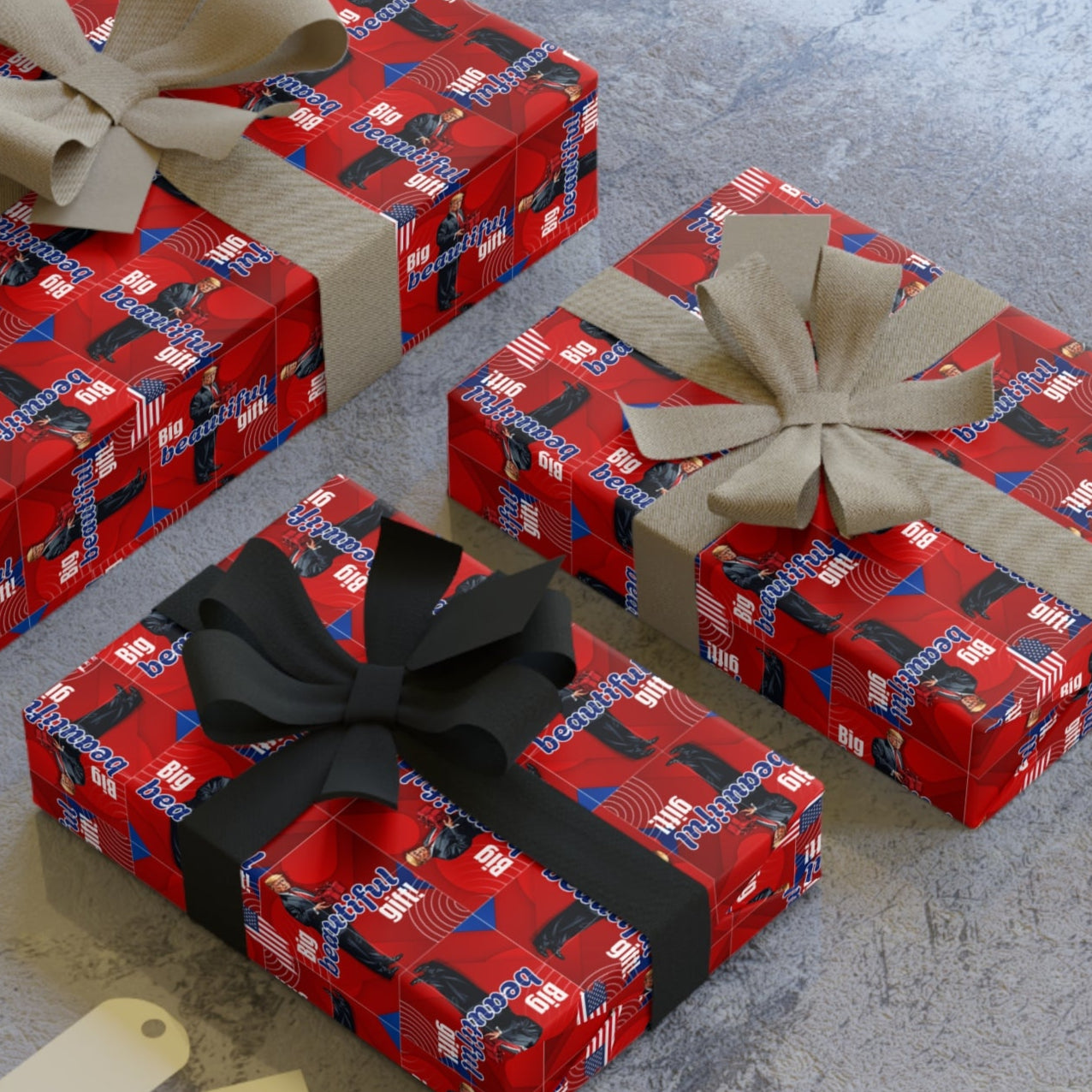 Big Beautiful Gift from Trump Gift Wrapping Paper Roll
