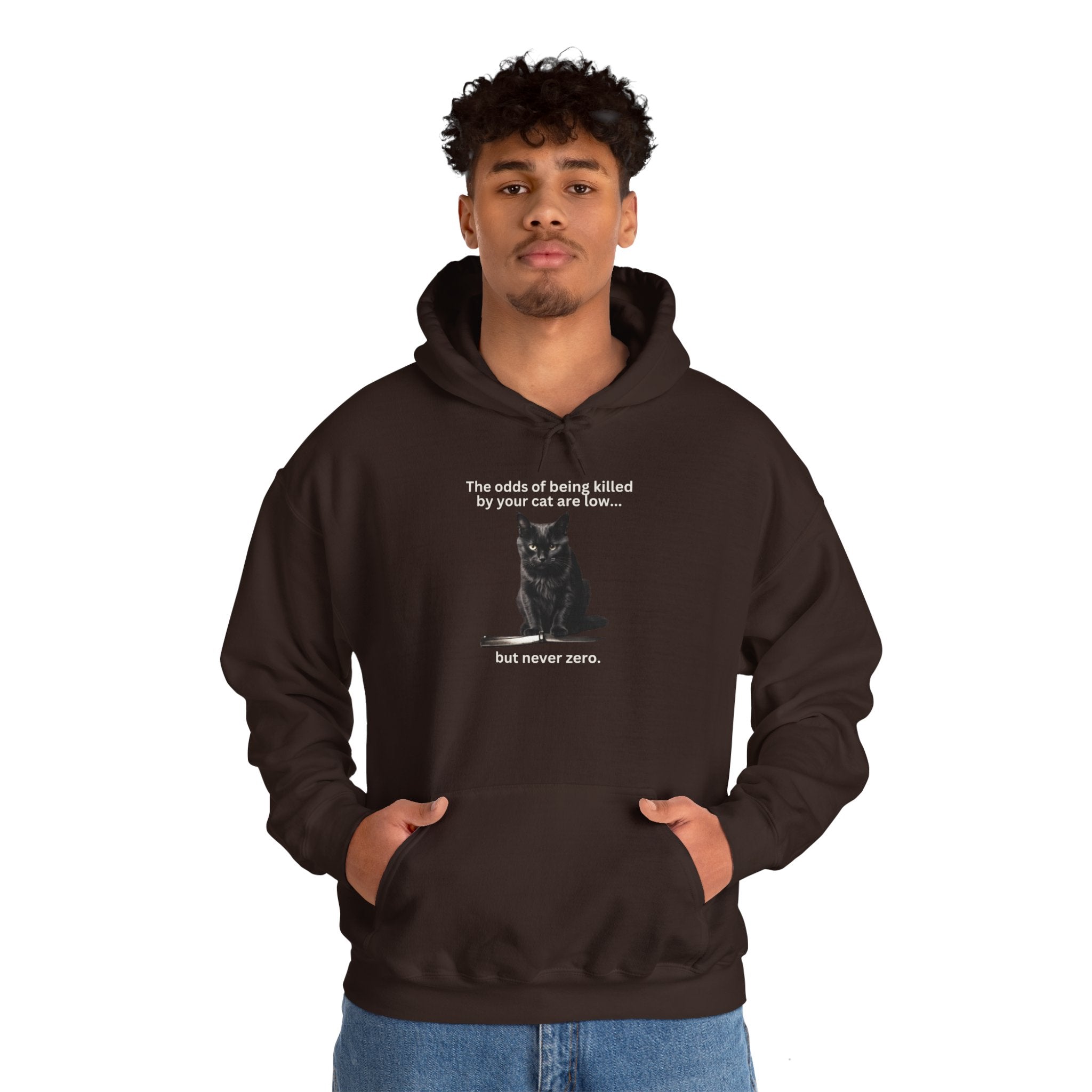 Photo depicting the ​Odds Unisex Heavy Blend™ Hooded Sweatshirt from EpiAl's Shop.