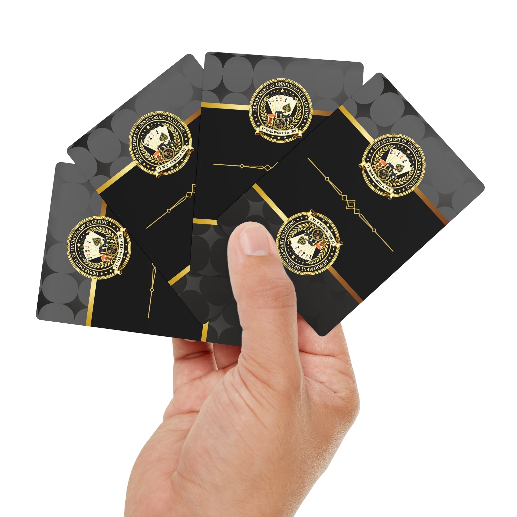 It Was Worth a Try Playing Cards