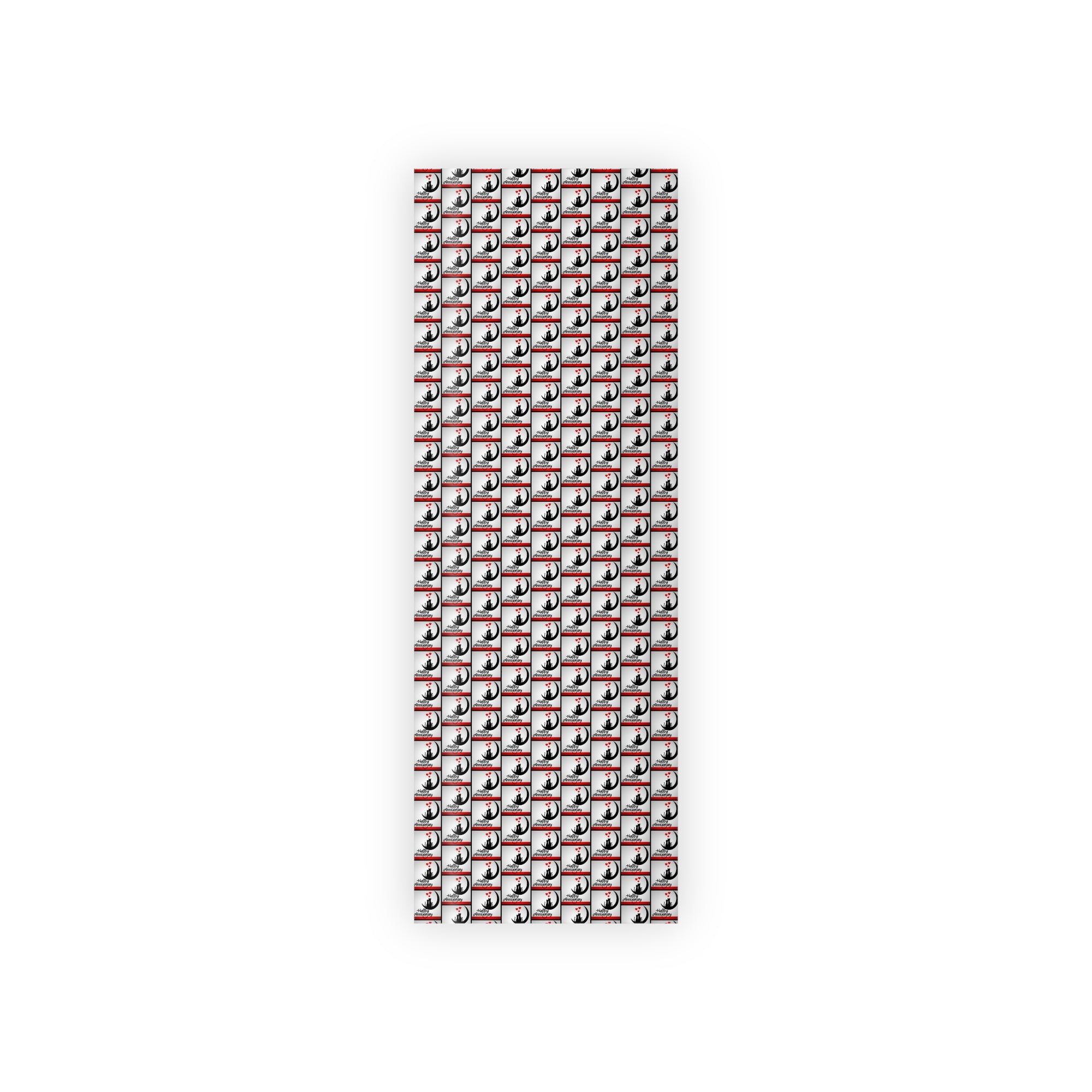 Happy Anniversary Kitties Gift Wrapping Paper Rolls, 1pc