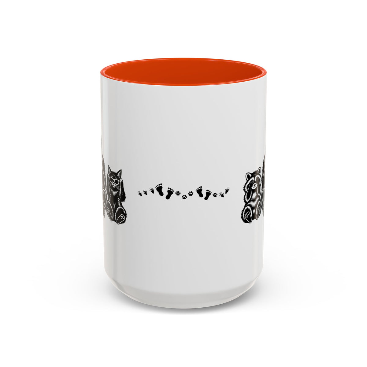 Hear No Evil, See No Evil, Speak No Evil | Bigfoot, Jimothy & Cat Accent Coffee Mug 11oz/15oz