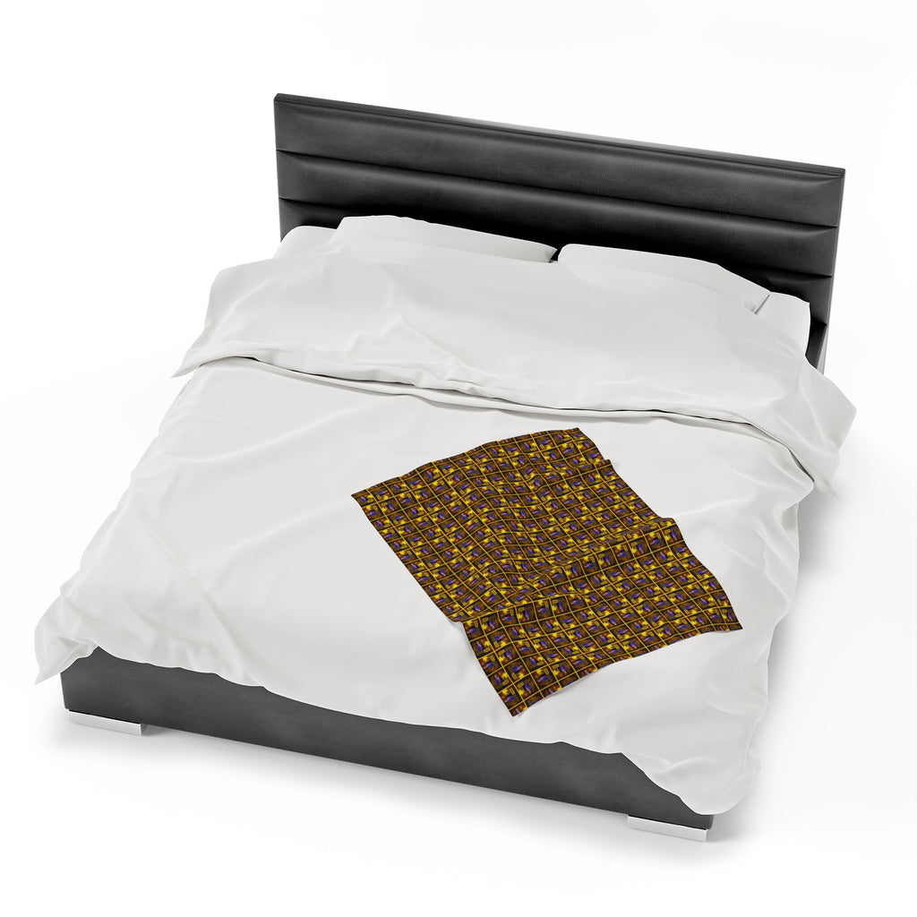 Trump Golden Age Velveteen Plush Blanket