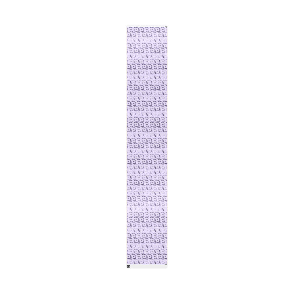 Inspirational Word Wrap – Light Purple Encouragement Gift Wrap