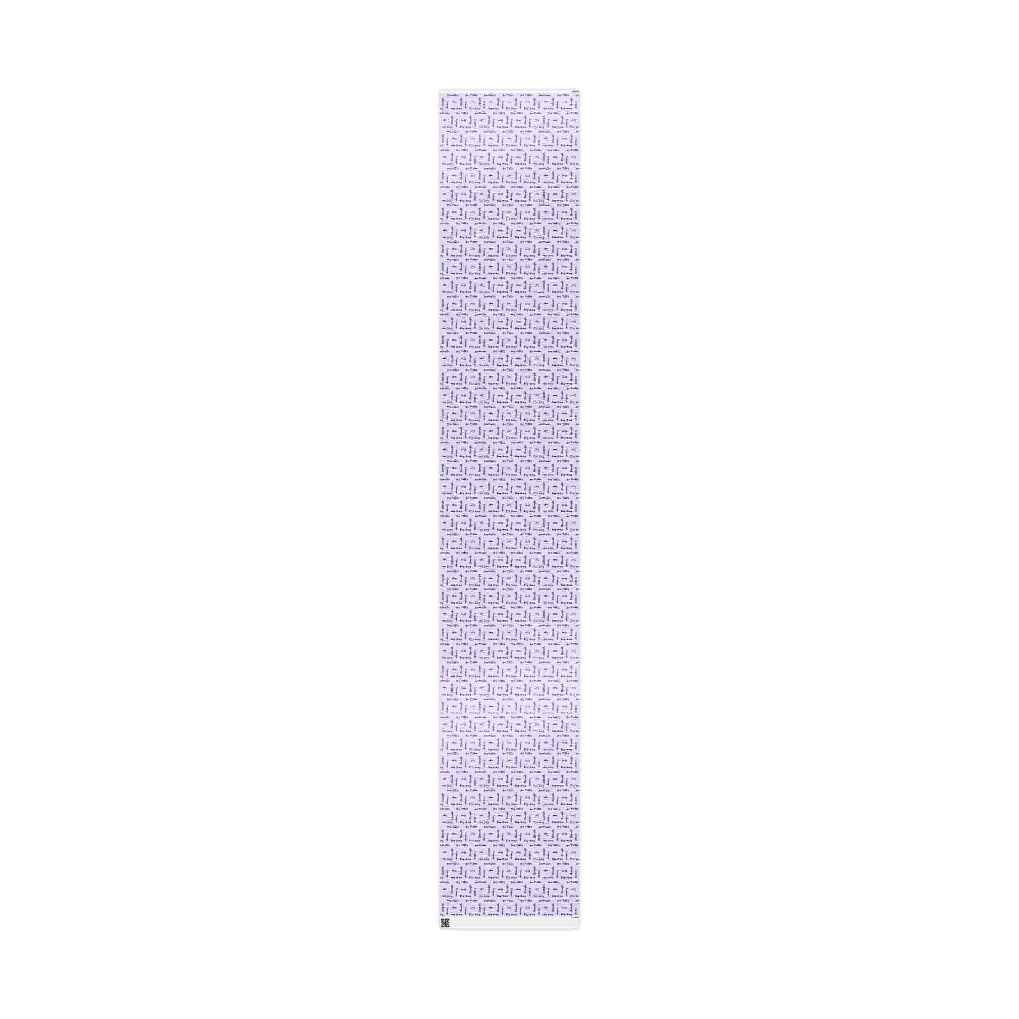 Inspirational Word Wrap – Light Purple Encouragement Gift Wrap