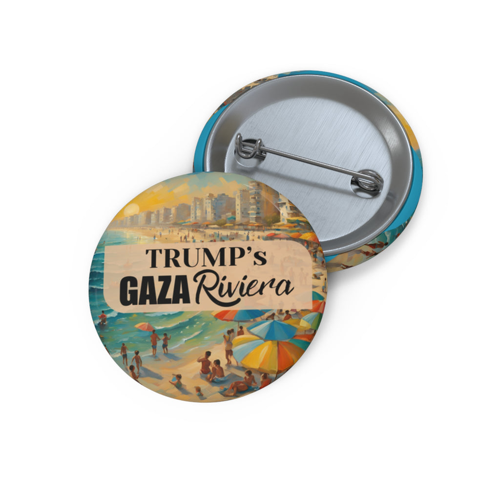 Trump’s Gaza Riviera Seaside Button