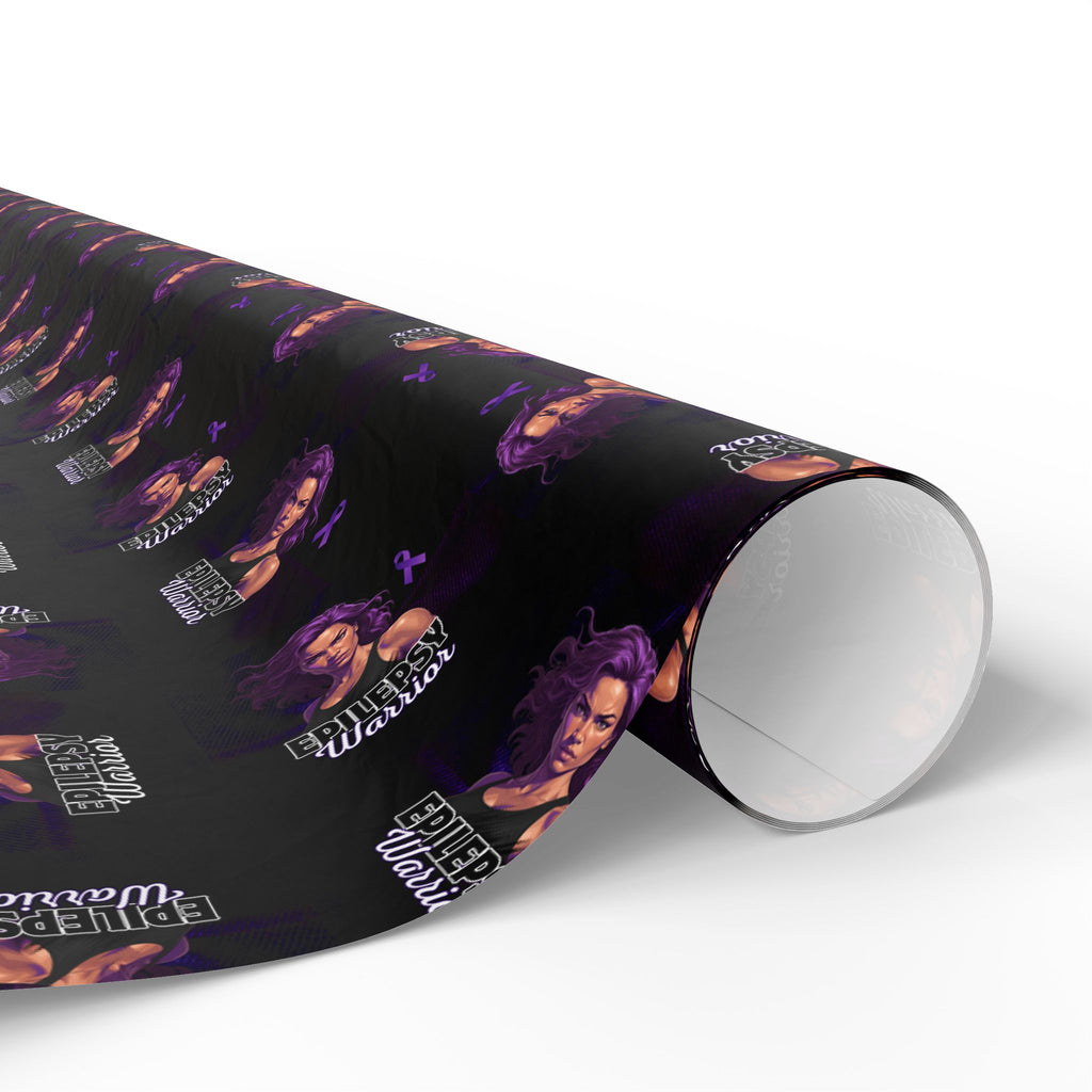 Epilepsy Warrior Woman Wrapping Paper