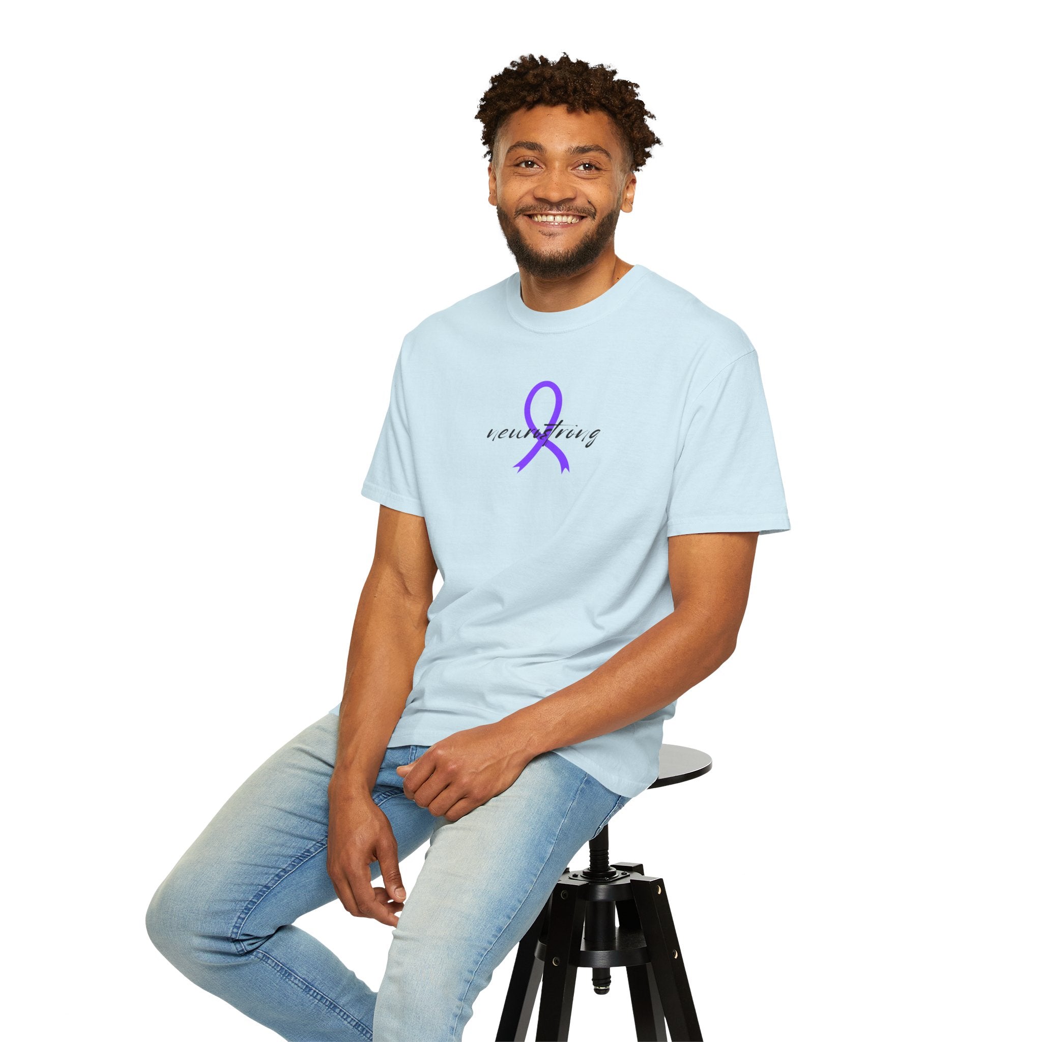 Neurostrong Epilepsy Awareness T-Shirt | Purple Ribbon Tee