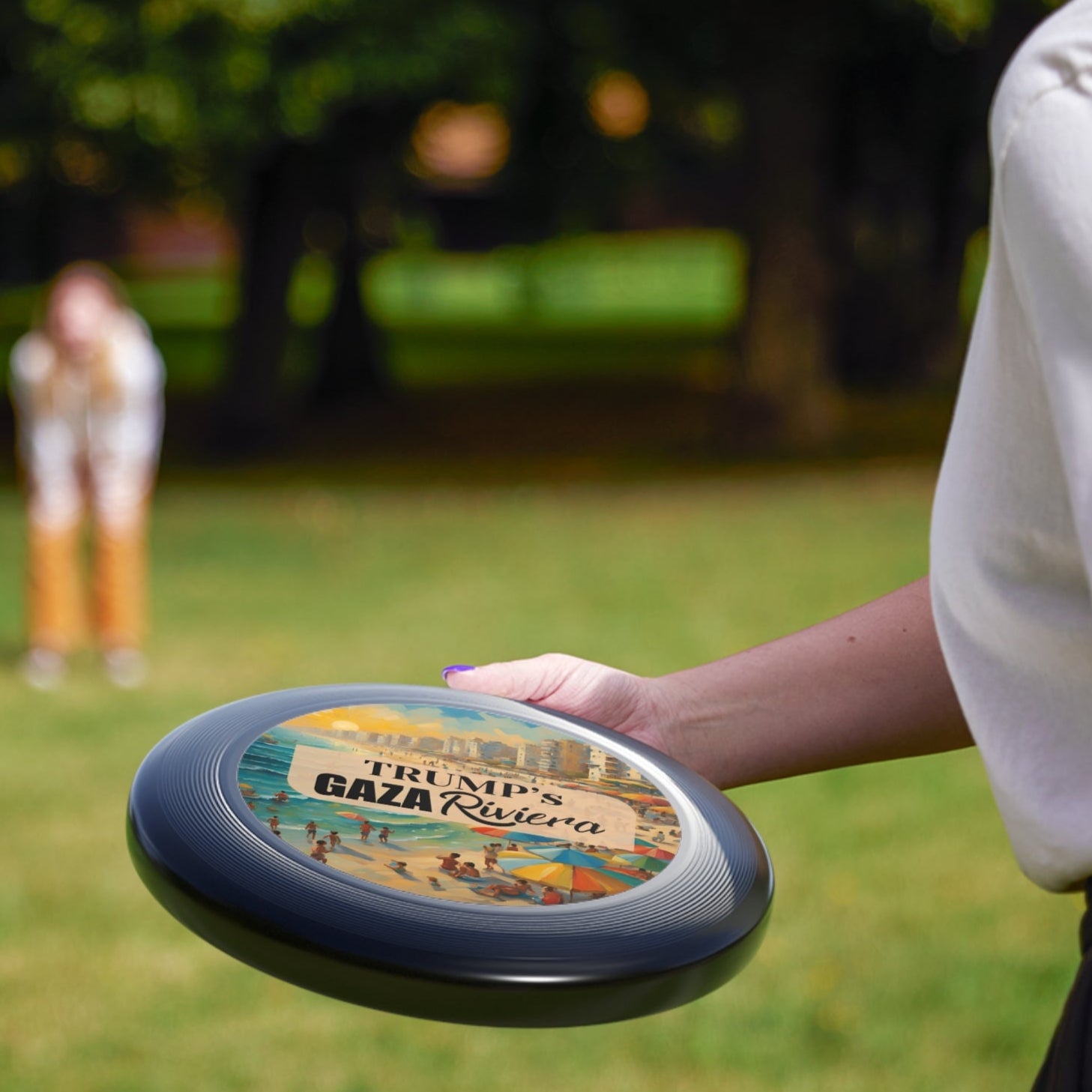 Trump's Gaza Riviera Beach Scene Wham-O Frisbee
