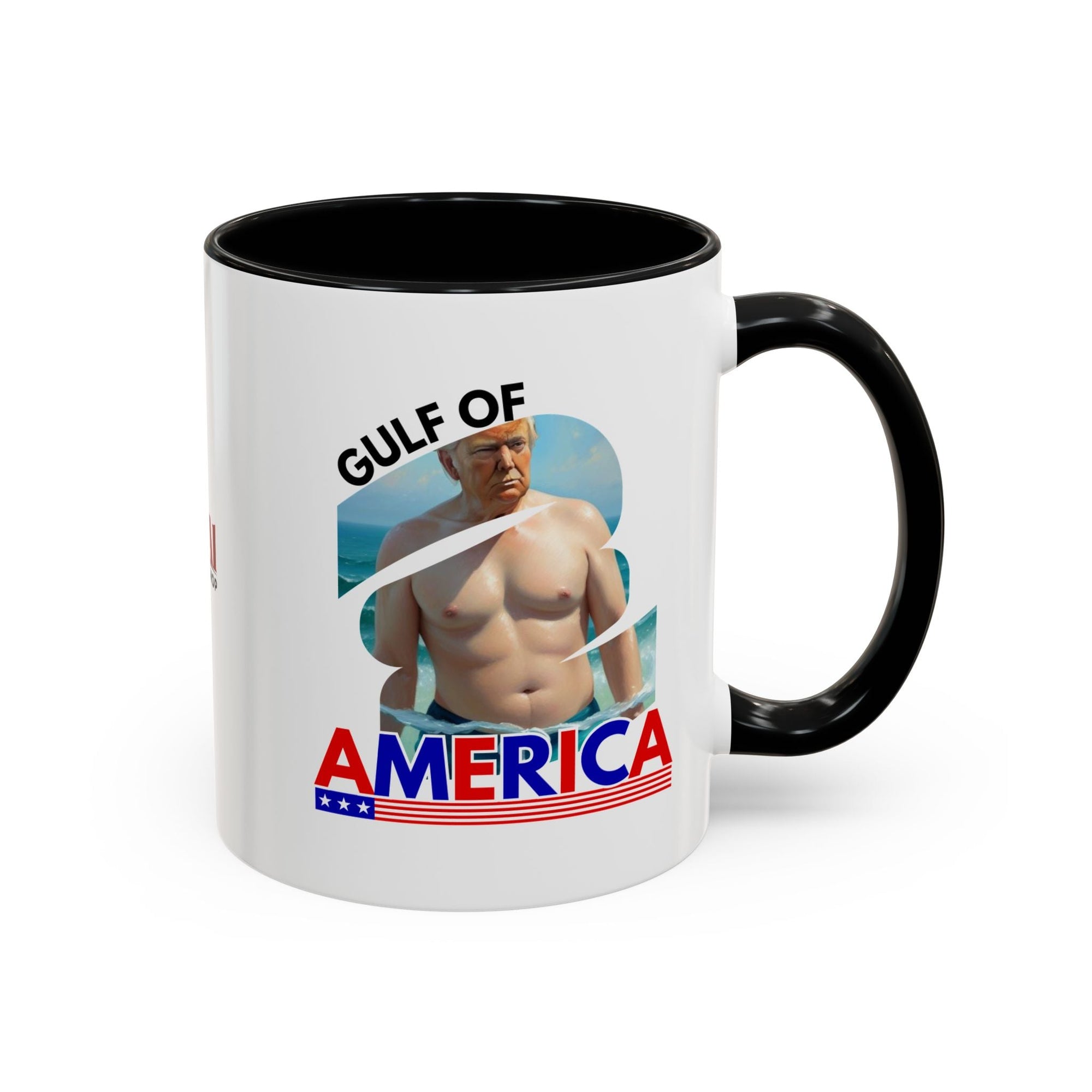 Trump's Gulf of America Accent Coffee Mug Printify