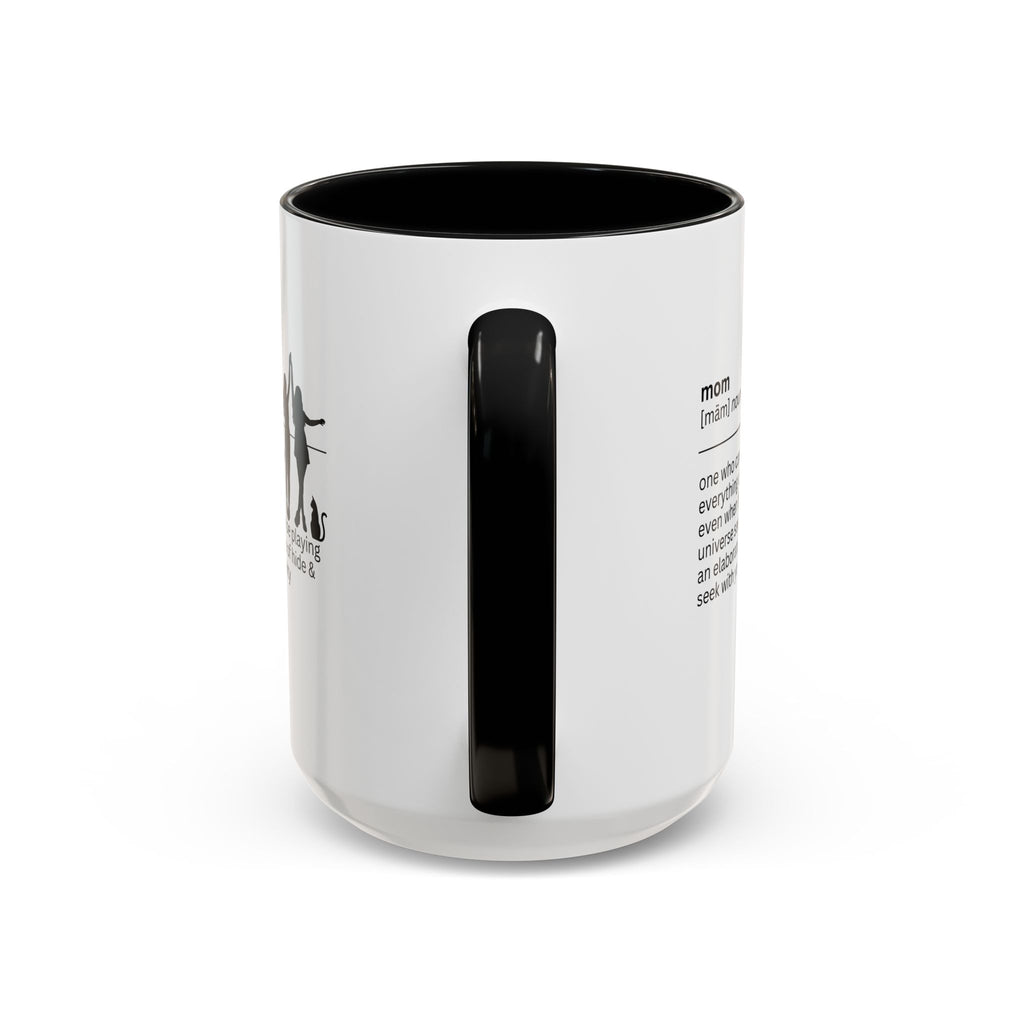 Mom Okay Accent Coffee Mug - Perfect Gift for Moms