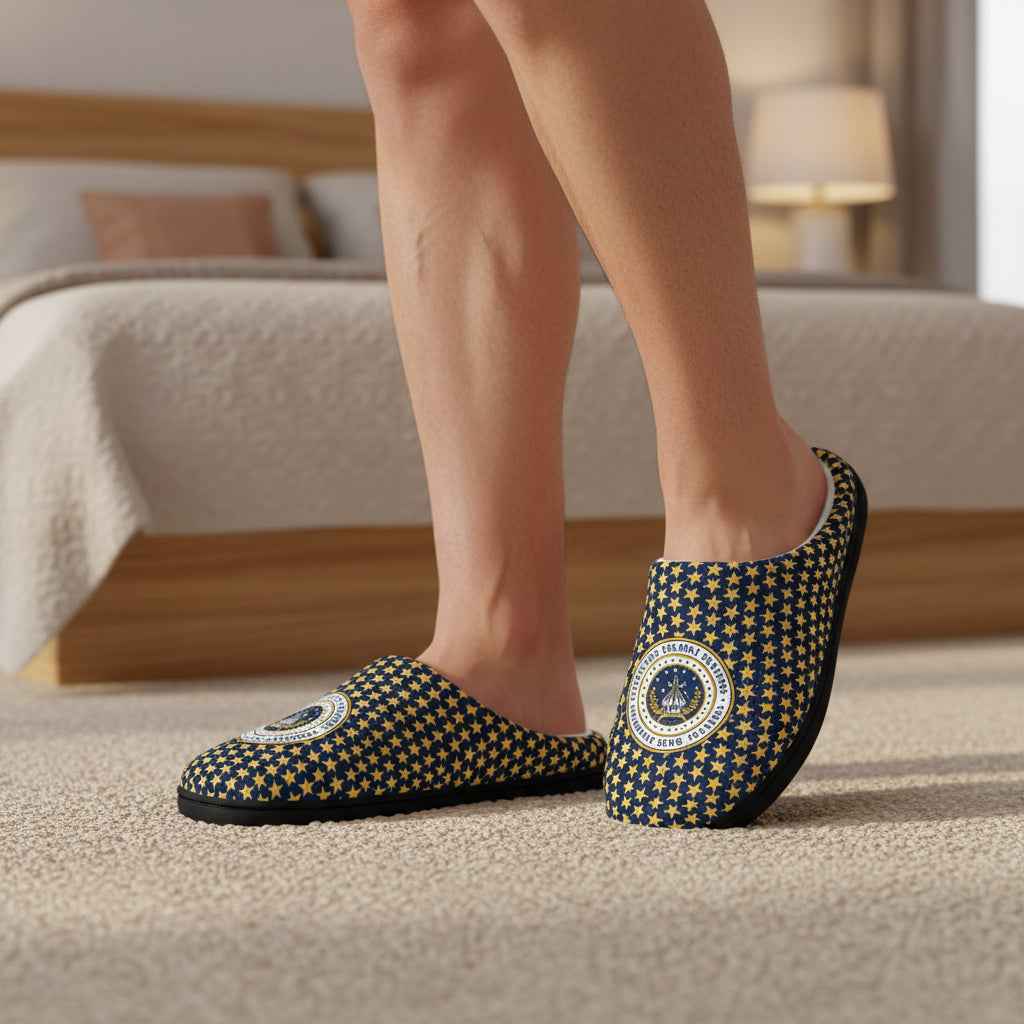 Men's U.S. Bureau of Sock & Slipper Affairs Slippers – Faux Seal House Shoes