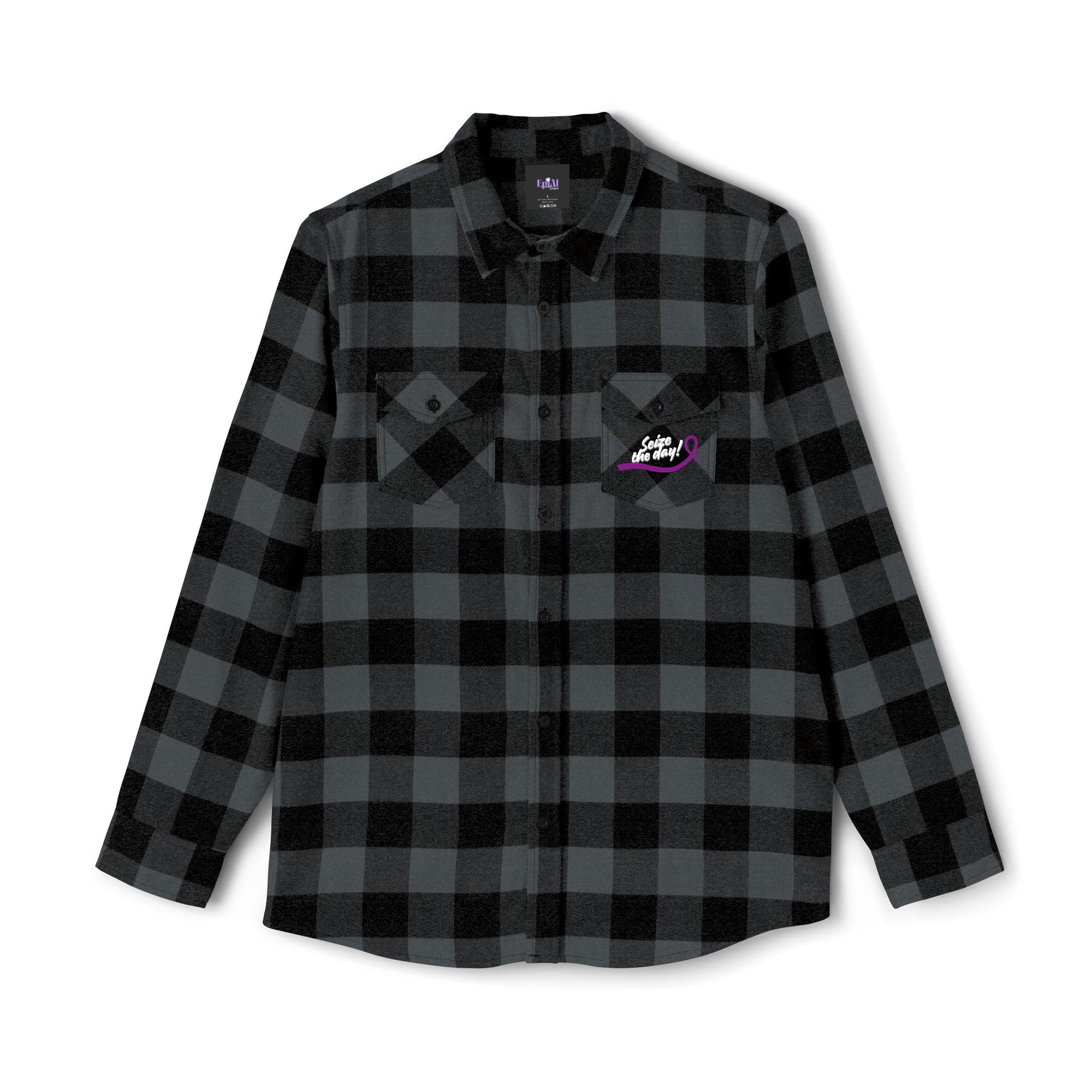 Cozy Seize the Day Unisex Flannel Shirt