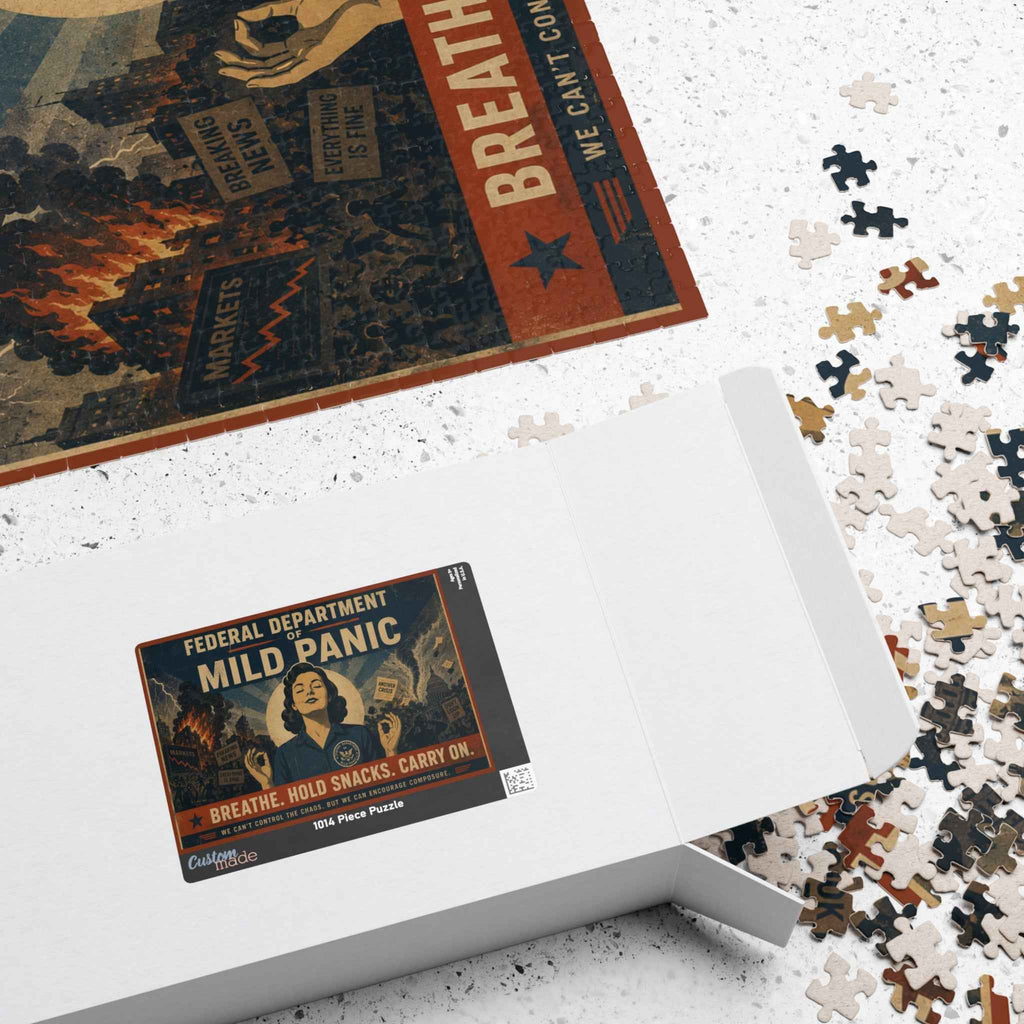 Federal Department of Mild Panic Puzzle | Funny Government Satire Jigsaw | 1014 Pieces