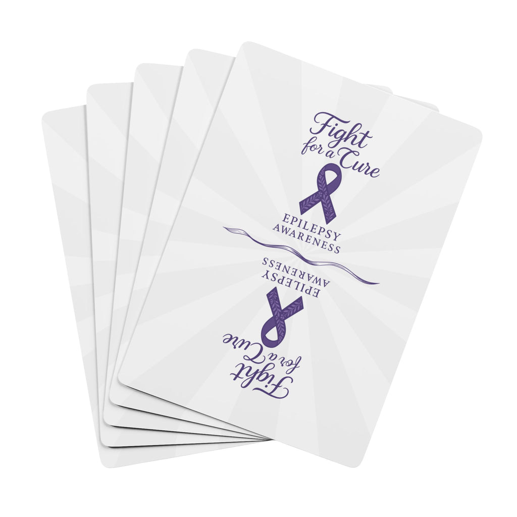 Purple Ribbon Poker Deck – Epilepsy Awareness Edition