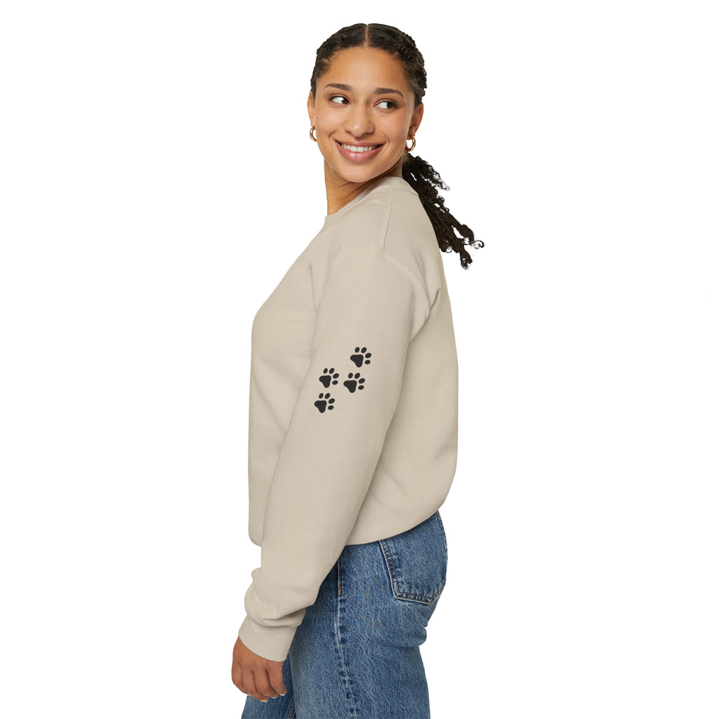 Resting Witch Face Cat Sweatshirt | Halloween Witch Cat Crewneck