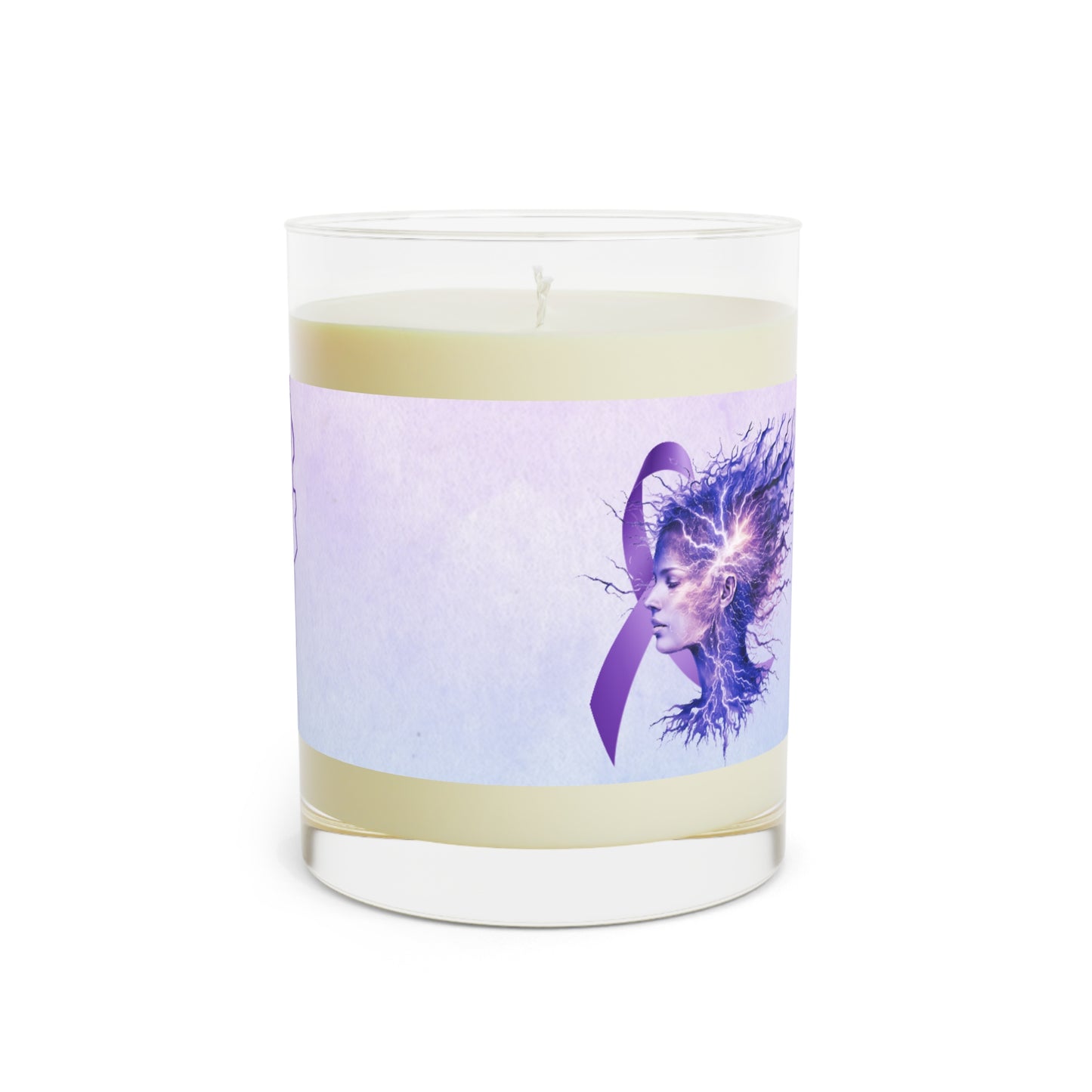 A Warrior is Born Scented Candle - Full Glass, 11oz