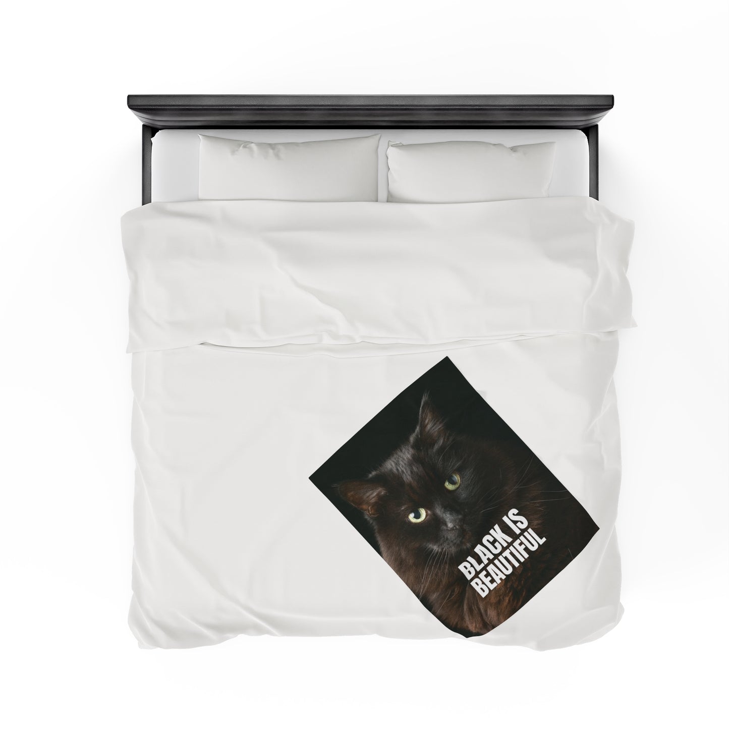 Black is Beautiful Velveteen Plush Blanket