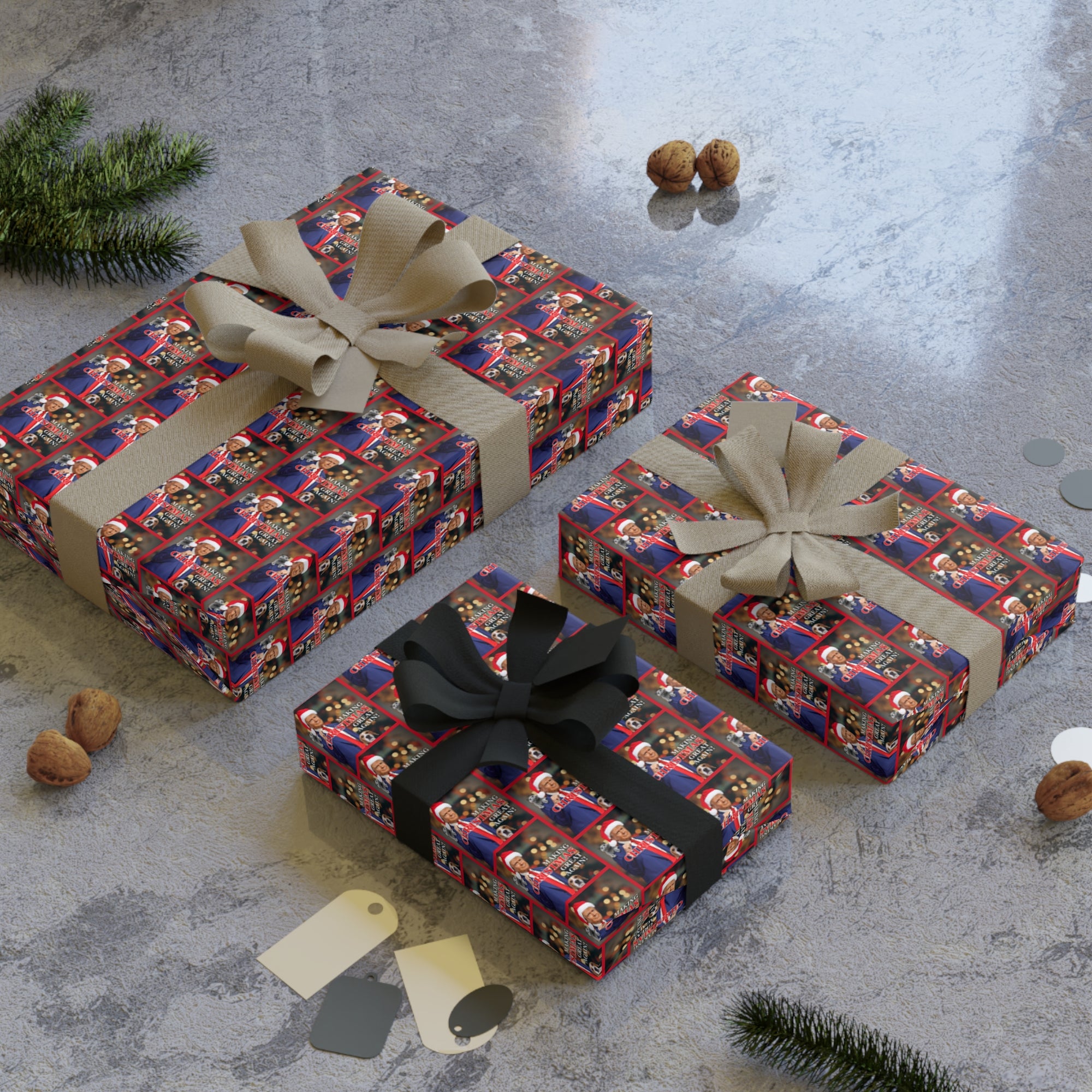 Making Christmas Great Again Gift Wrapping Paper Rolls, 1pc