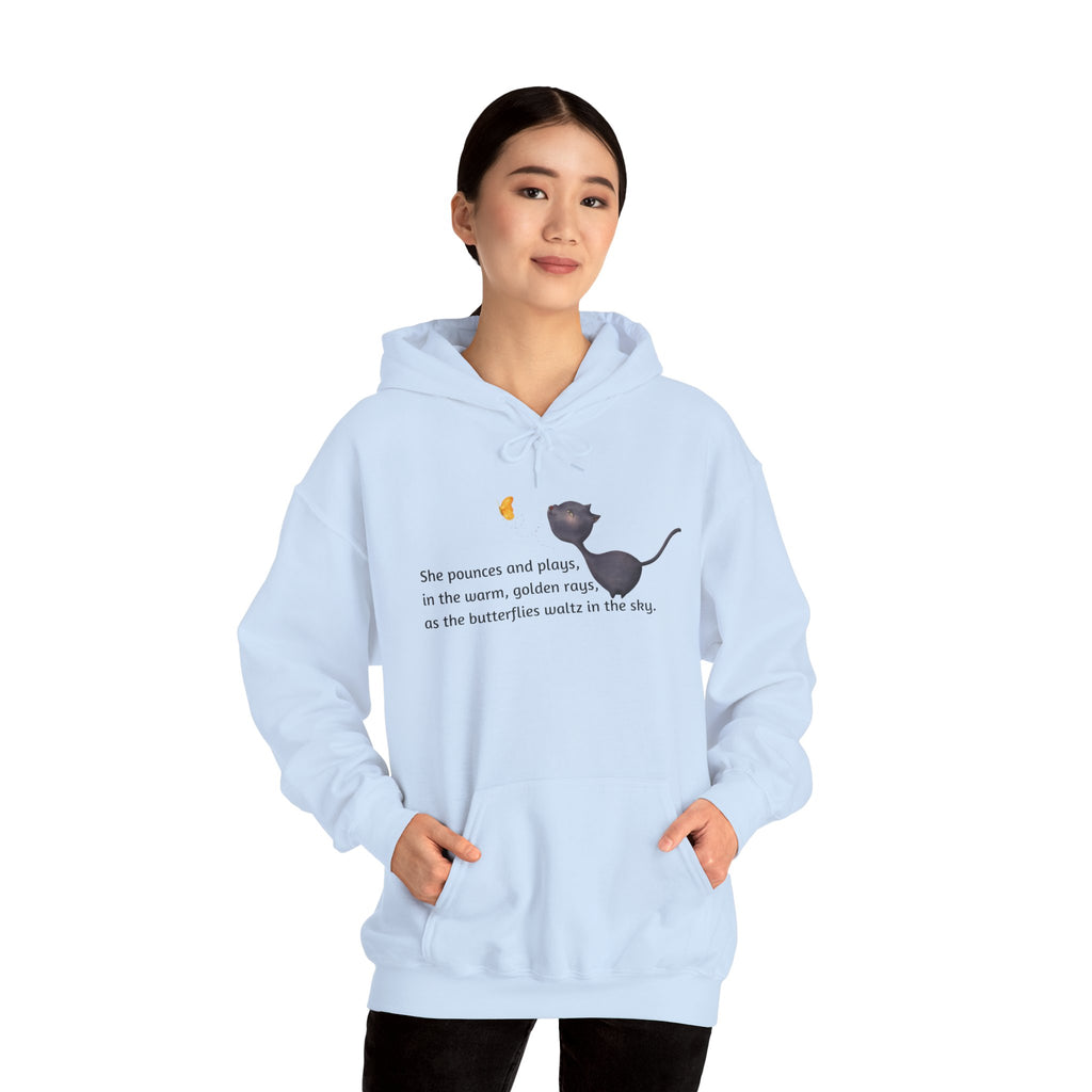 She Pounces & Plays Unisex Heavy Blend™ Hooded Sweatshirt