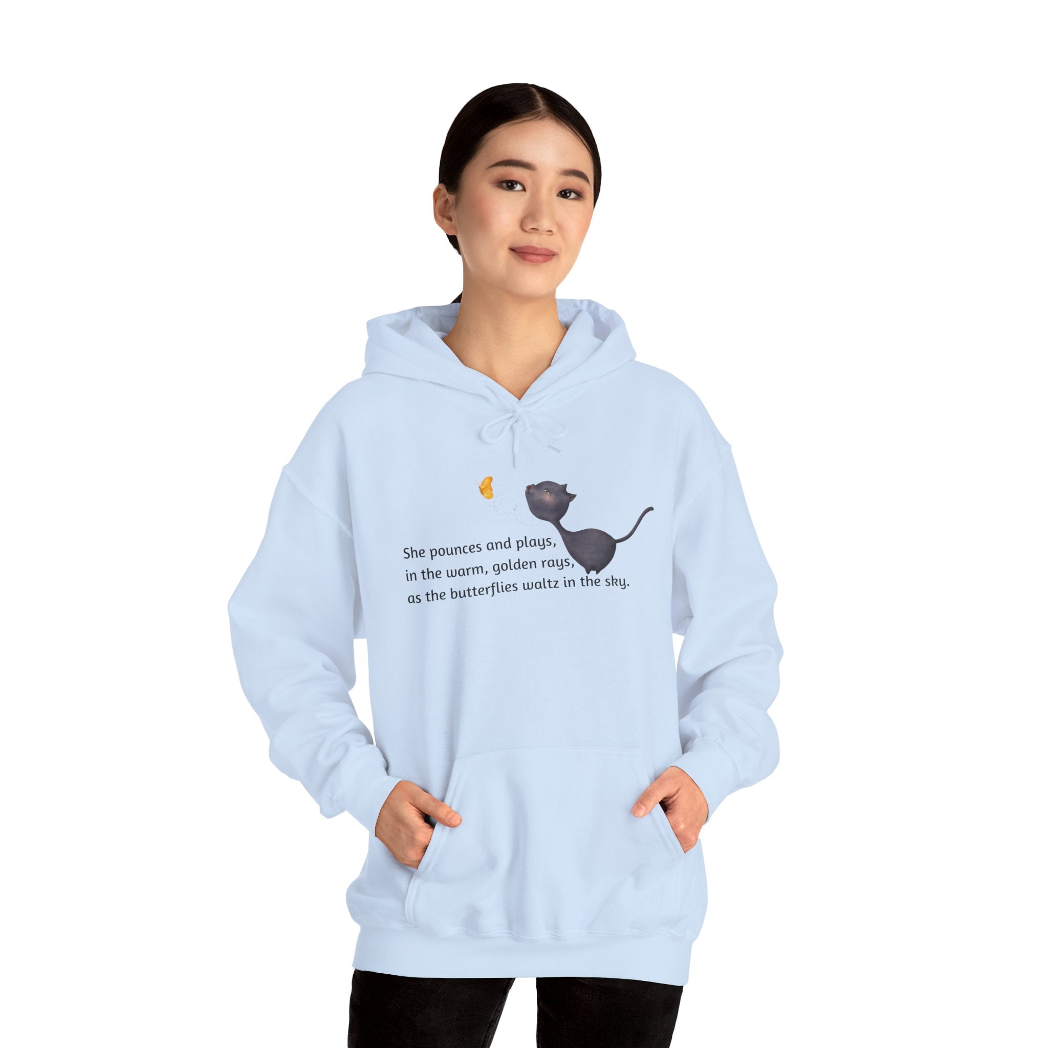 She Pounces & Plays Unisex Heavy Blend™ Hooded Sweatshirt - EpiAl's Shop