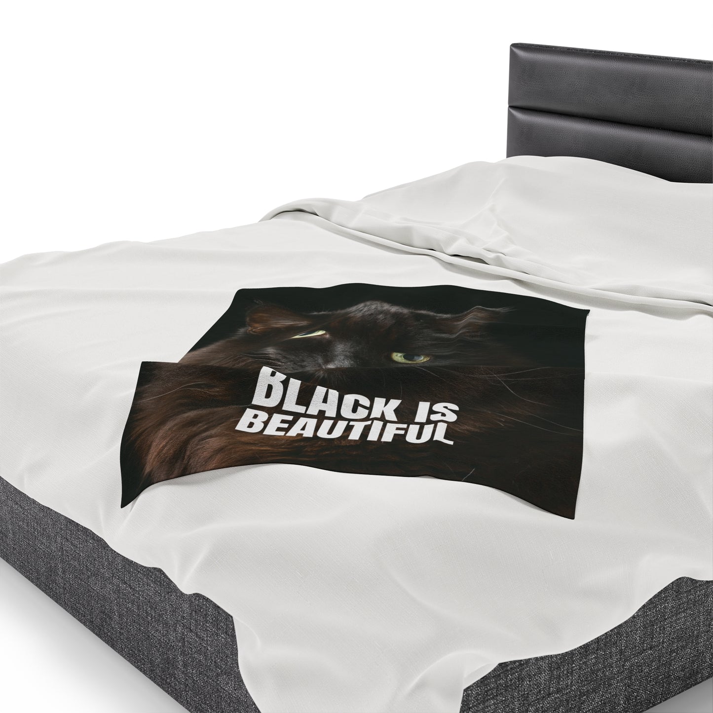 Black is Beautiful Velveteen Plush Blanket