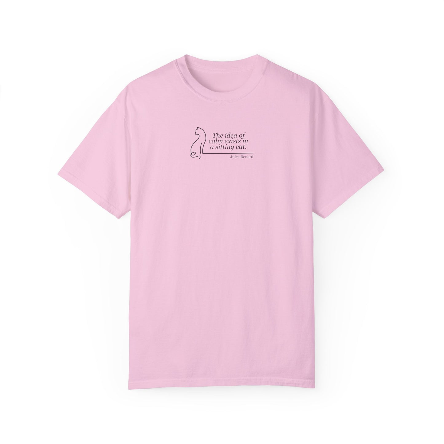 Inspirational Unisex Garment-Dyed T-shirt - 'The Idea of Comfort' Design