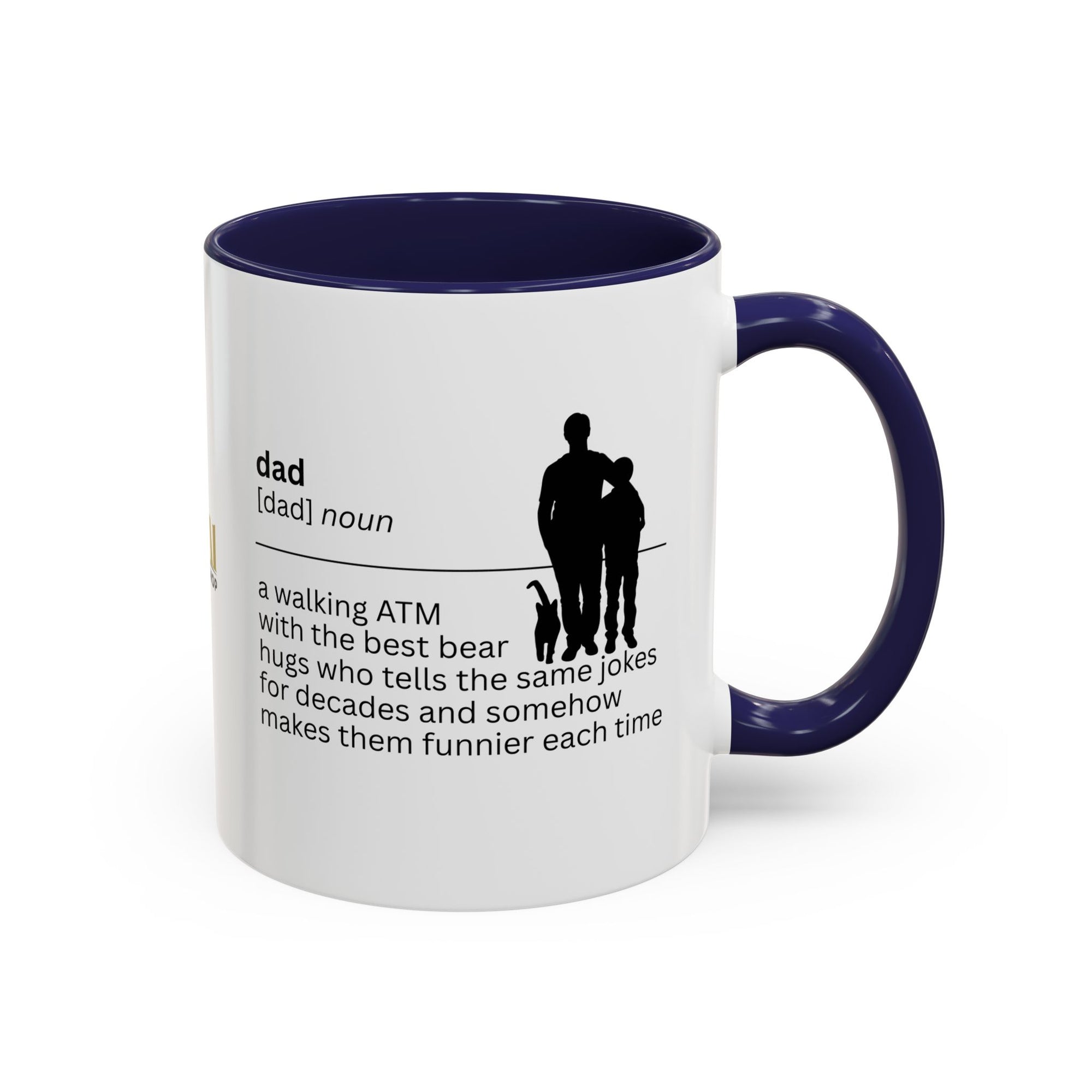 Dad ATM Accent Coffee Mug - Perfect Gift for Dads