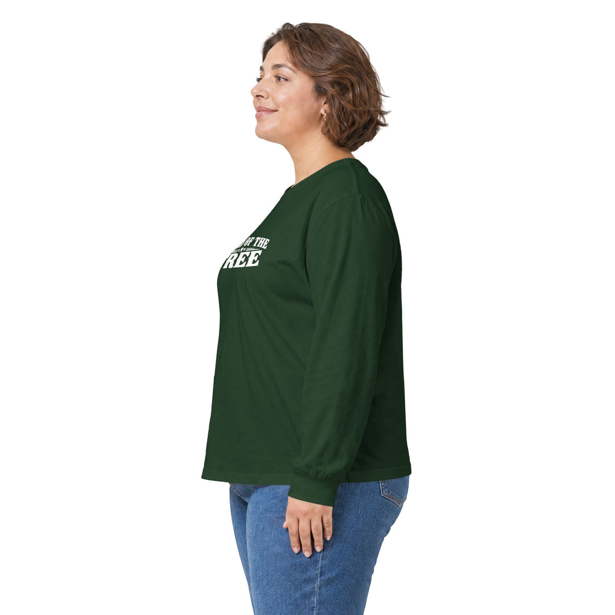 Land of the Free Long Sleeve T-Shirt | Vintage Patriotic American Freedom Tee
