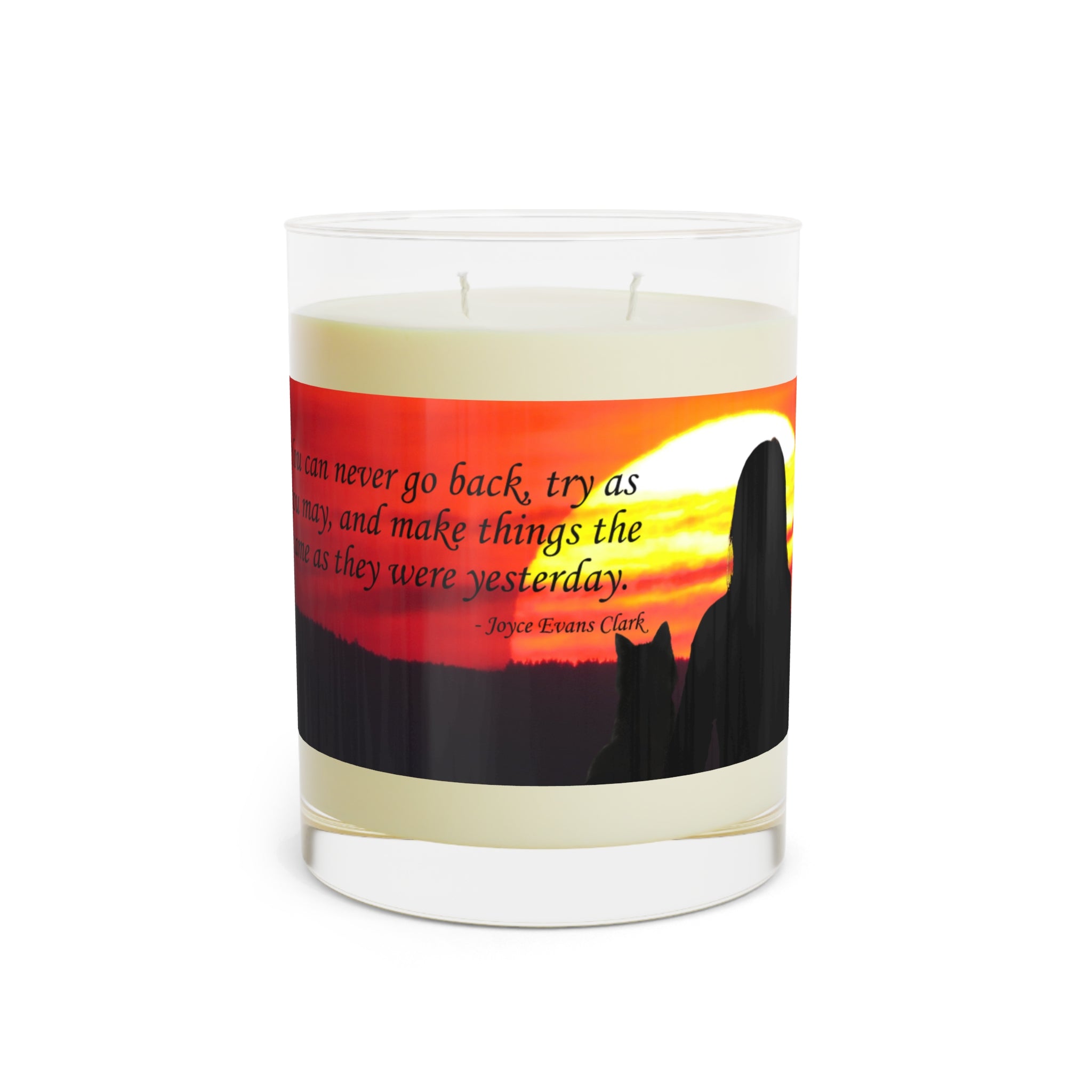 Photo depicting the ​Try As You May Scented Candle - Full Glass, 11oz from EpiAl's Shop.